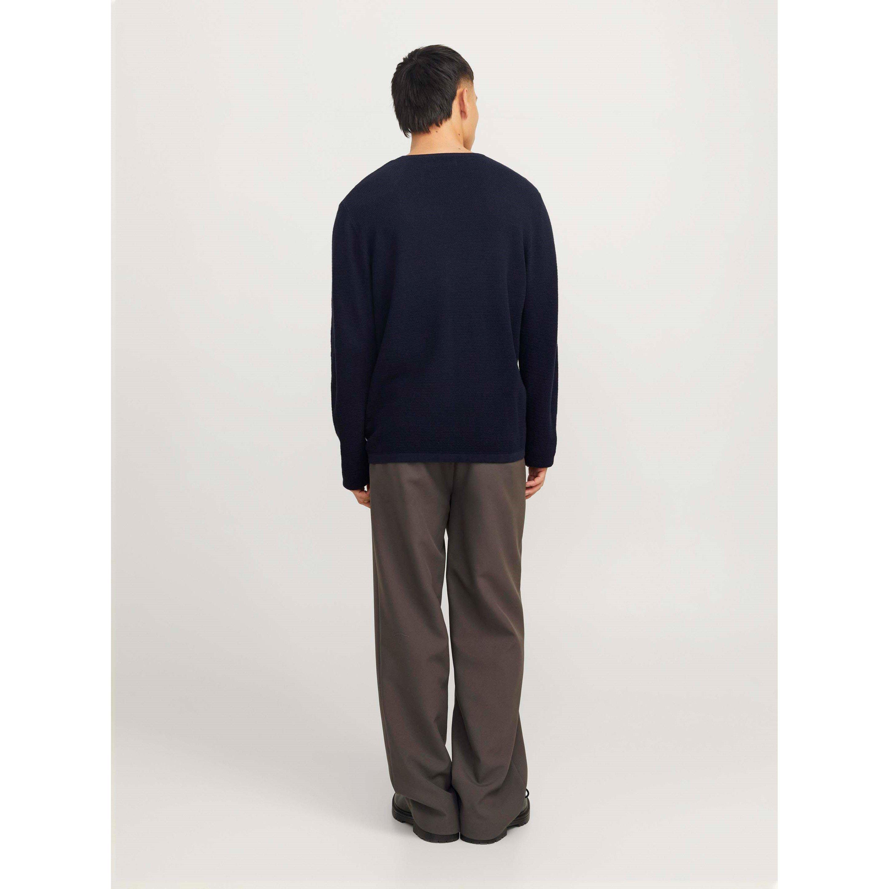 Navy Blazer - Jack and Jones - George Crew Knit Mens - 3