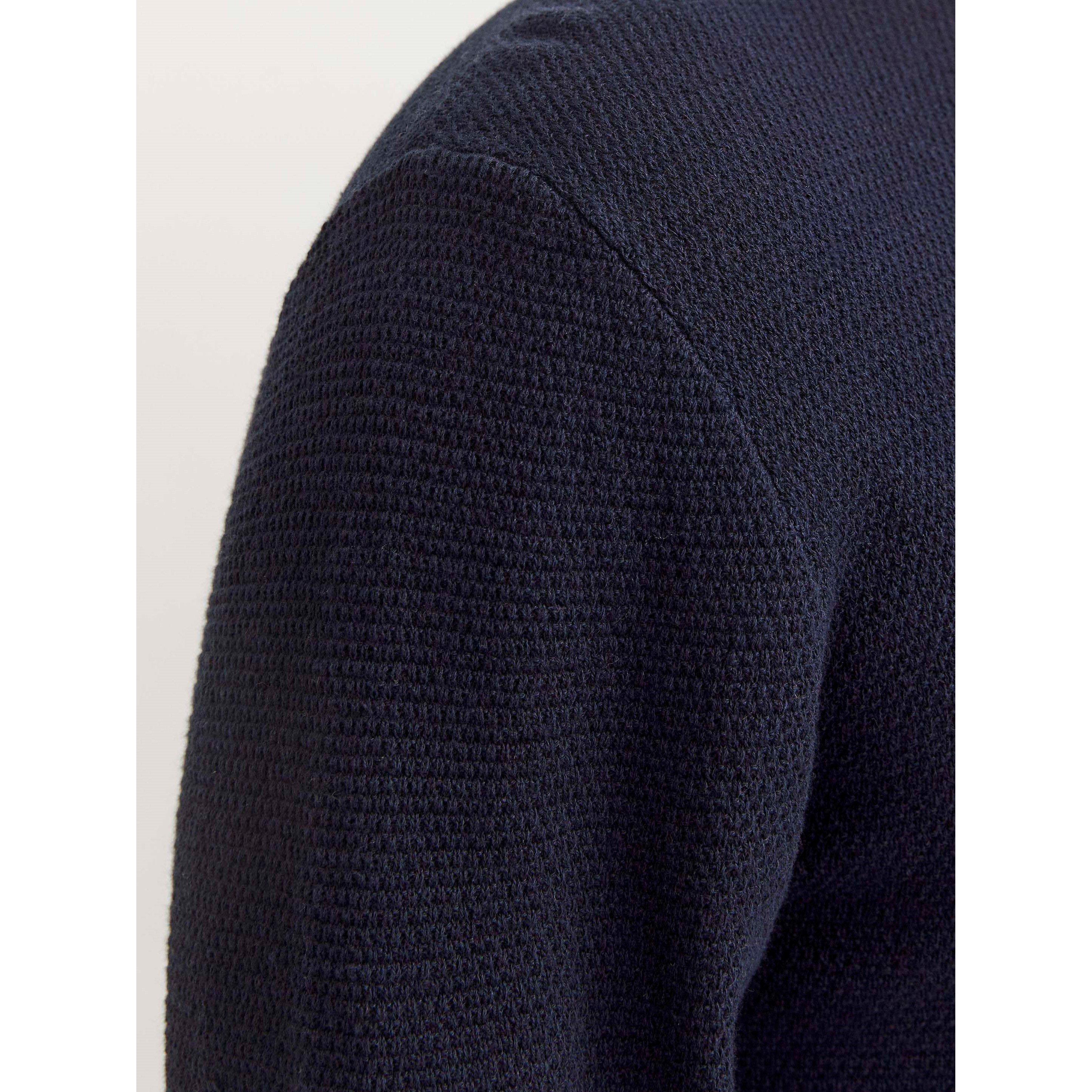 Navy Blazer - Jack and Jones - George Crew Knit Mens - 4