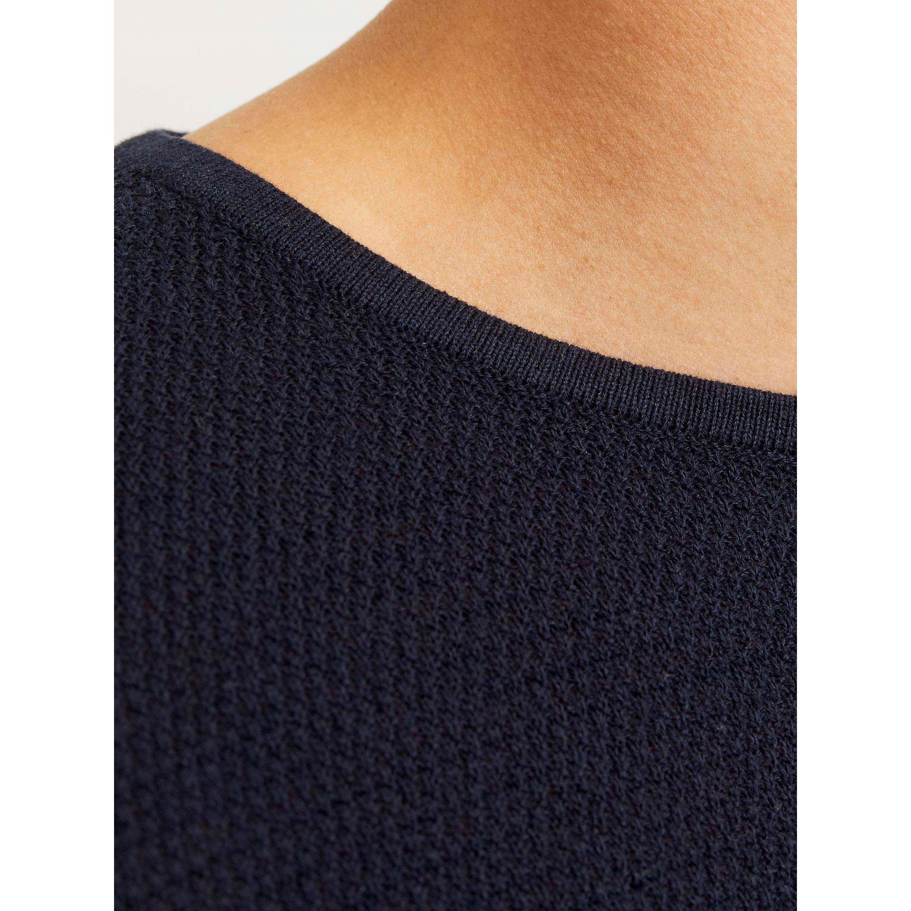 Navy Blazer - Jack and Jones - George Crew Knit Mens - 5