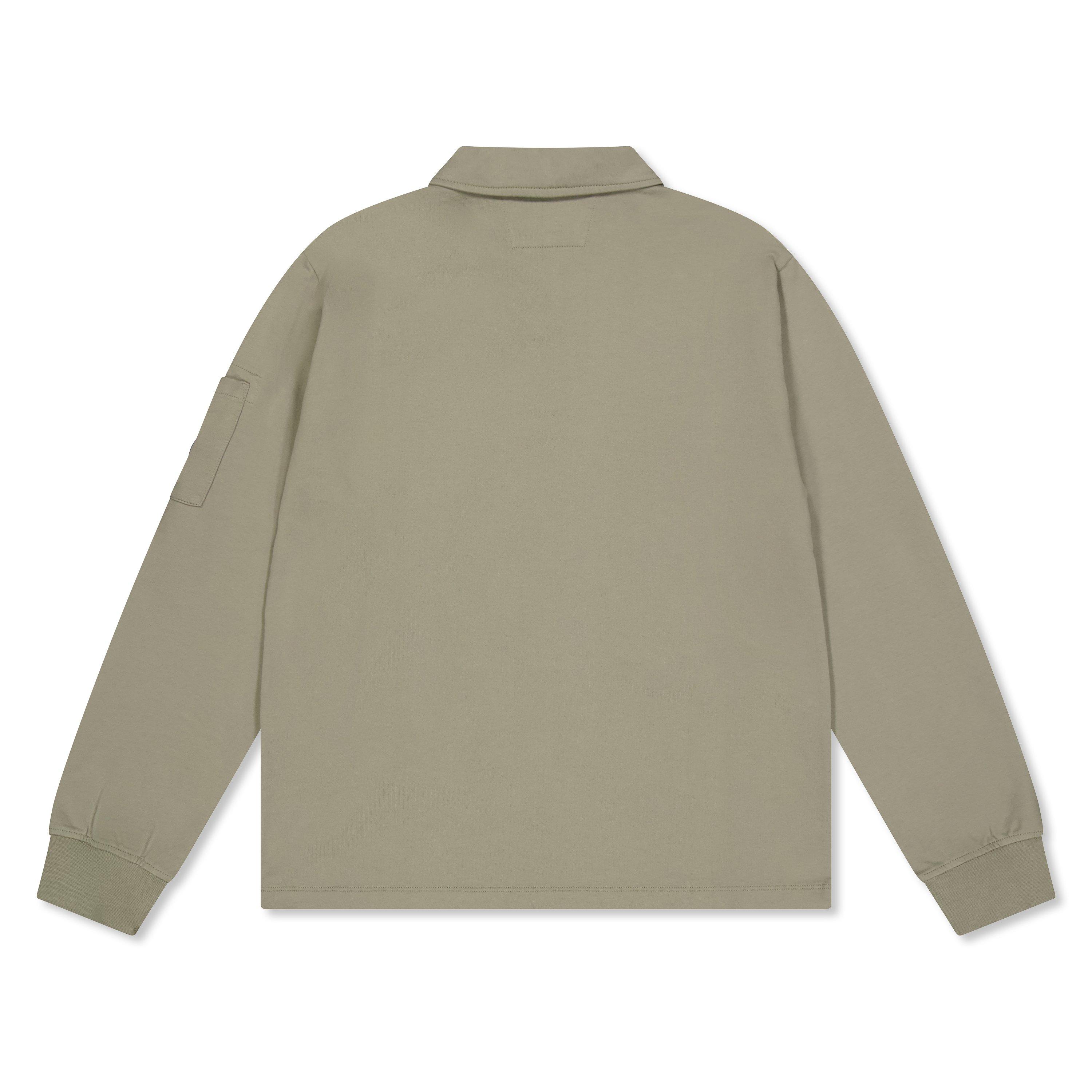 Taupe Gry 60503 - CP Company - Kids' Polo Sweat Crew Sweatshirt - 2