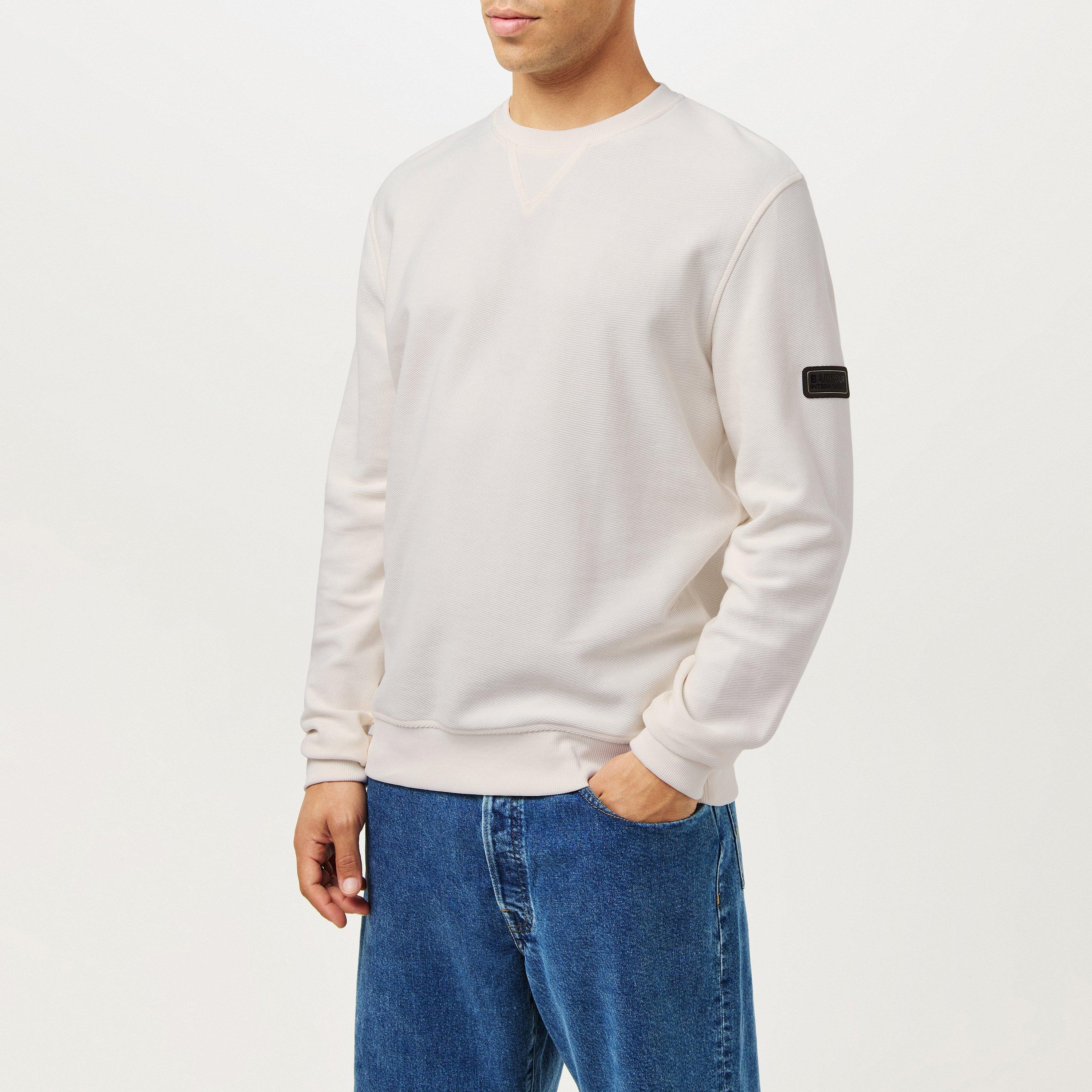 Whspr Whte WH32 - Barbour International - Men's B.Intense Wrightson Crew Sweatshirt - 3