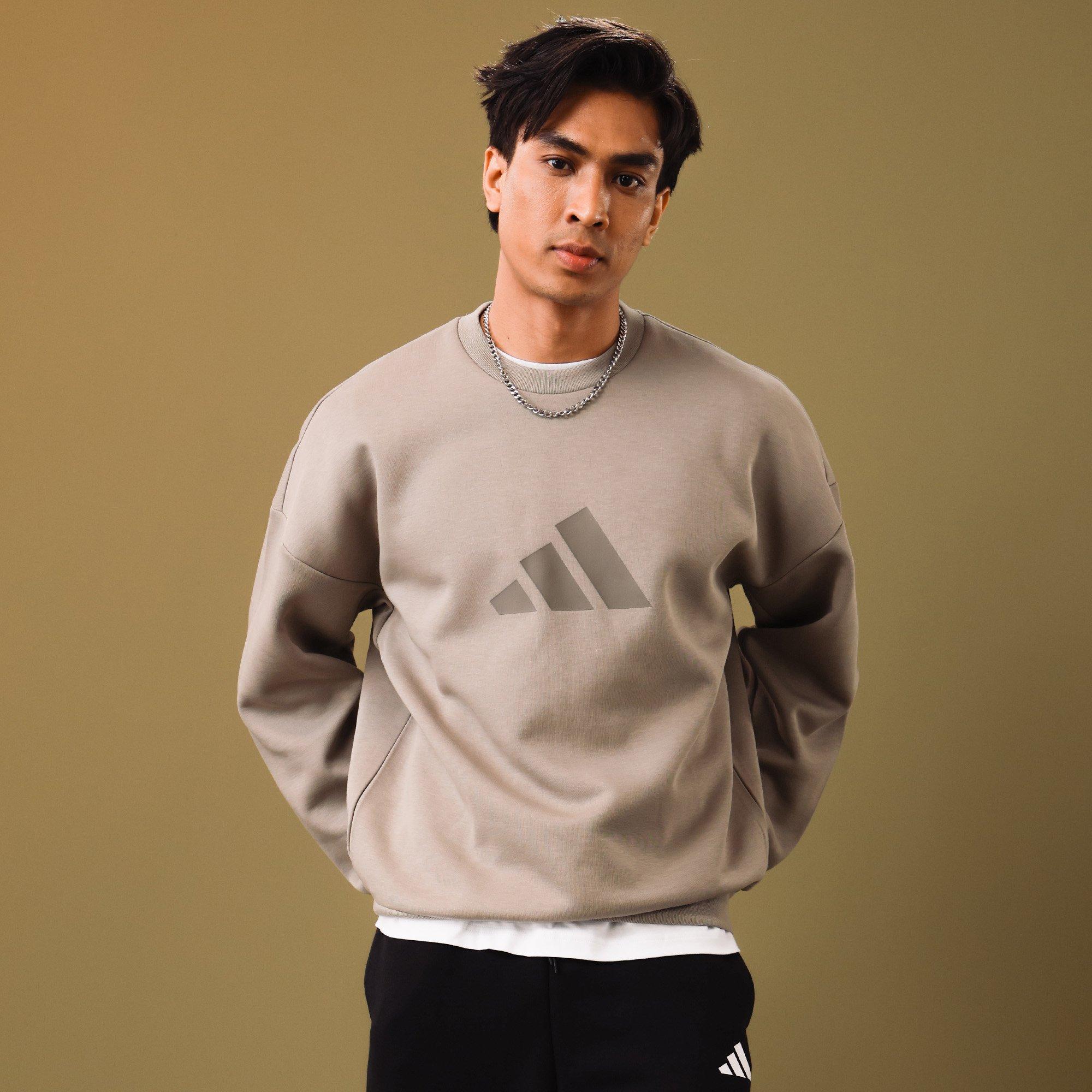 Putty Beige - adidas - Future Icons 3 Bar Logo Unisex Adults Lifestyle Sweatshirt - 2