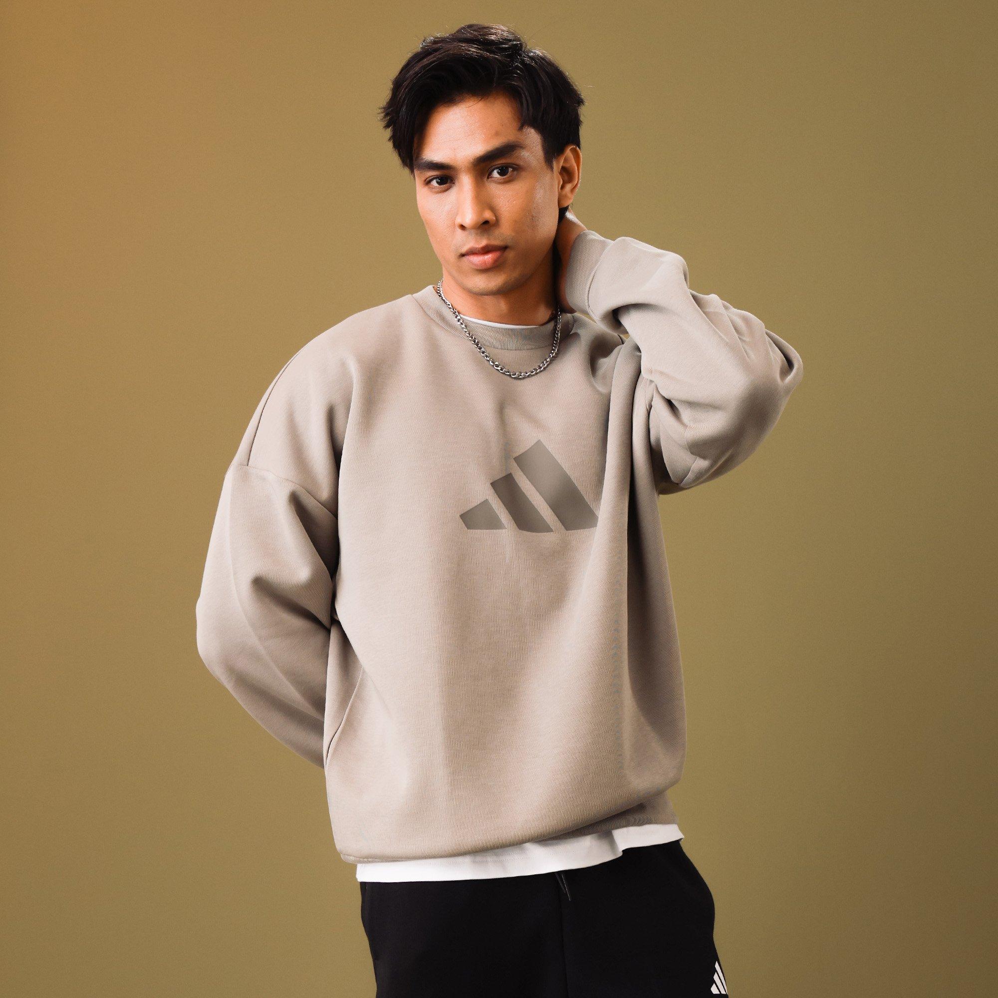 Putty Beige - adidas - Future Icons 3 Bar Logo Unisex Adults Lifestyle Sweatshirt - 3