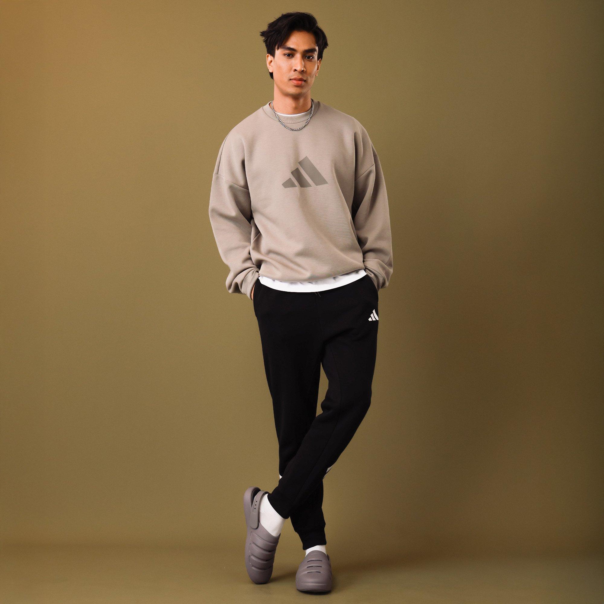 Putty Beige - adidas - Future Icons 3 Bar Logo Unisex Adults Lifestyle Sweatshirt - 5