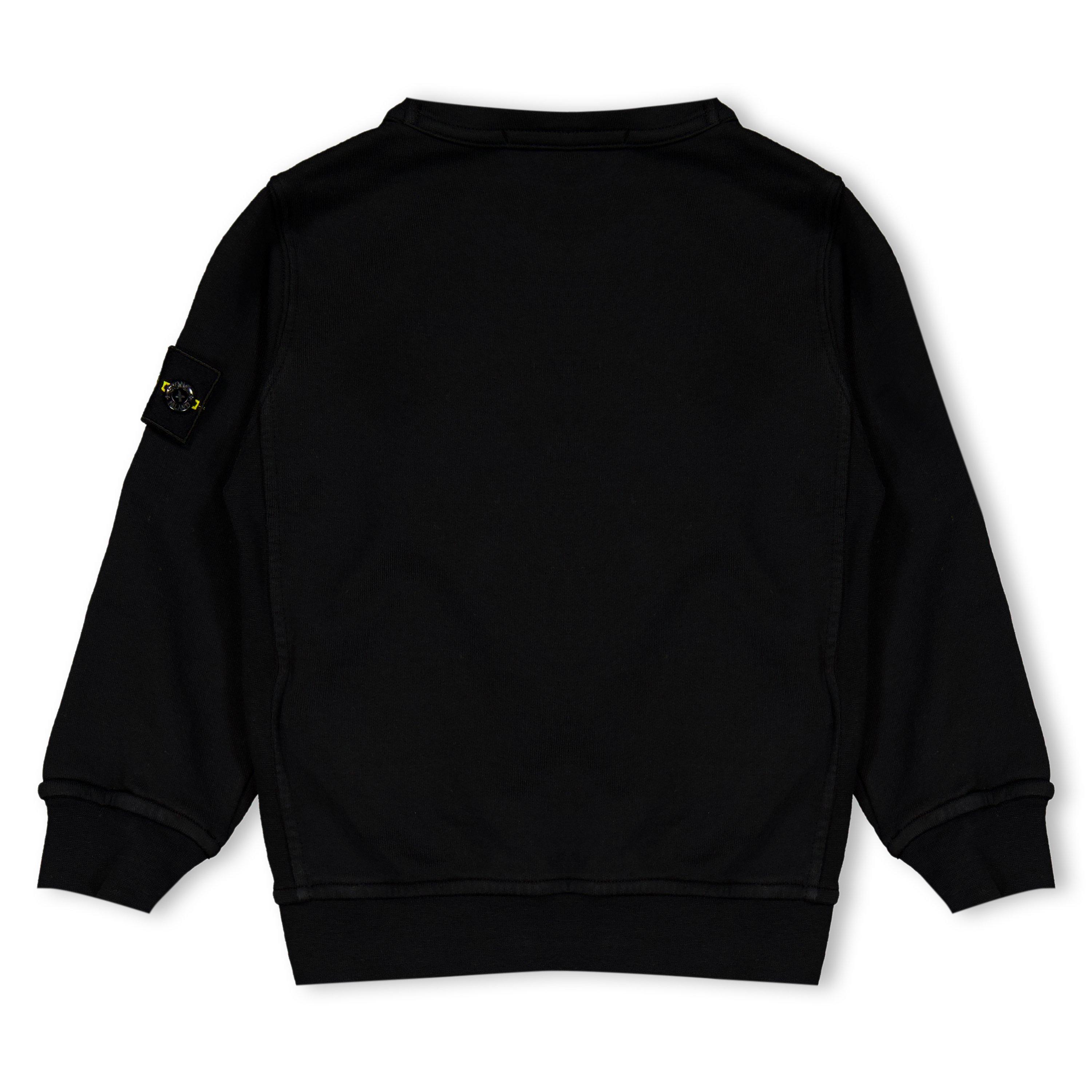 Black V0029 - Stone Island - Kids' Badge Crew Sweatshirt - 2