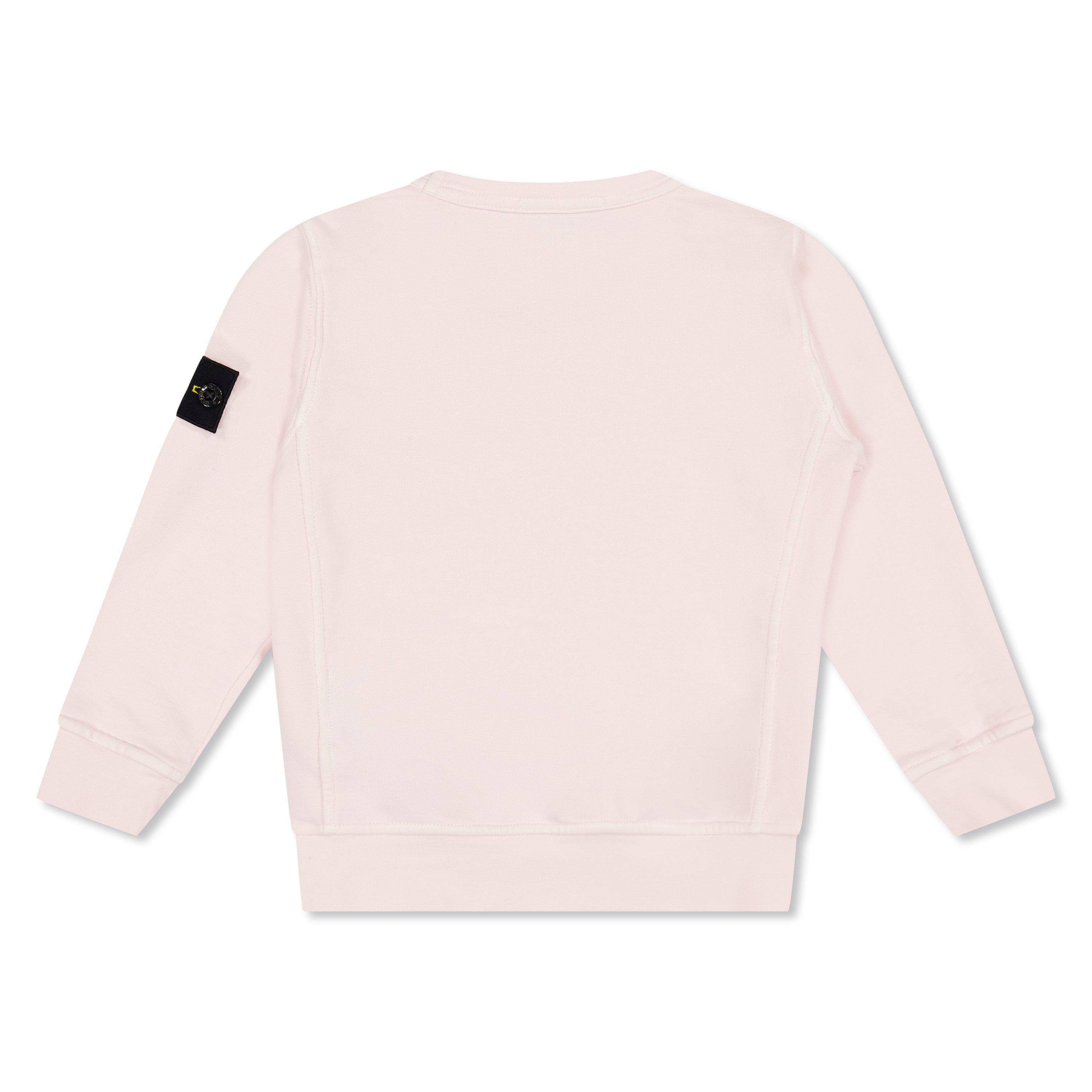 Pink V0080 - Stone Island - Kids' Badge Crew Sweatshirt - 2