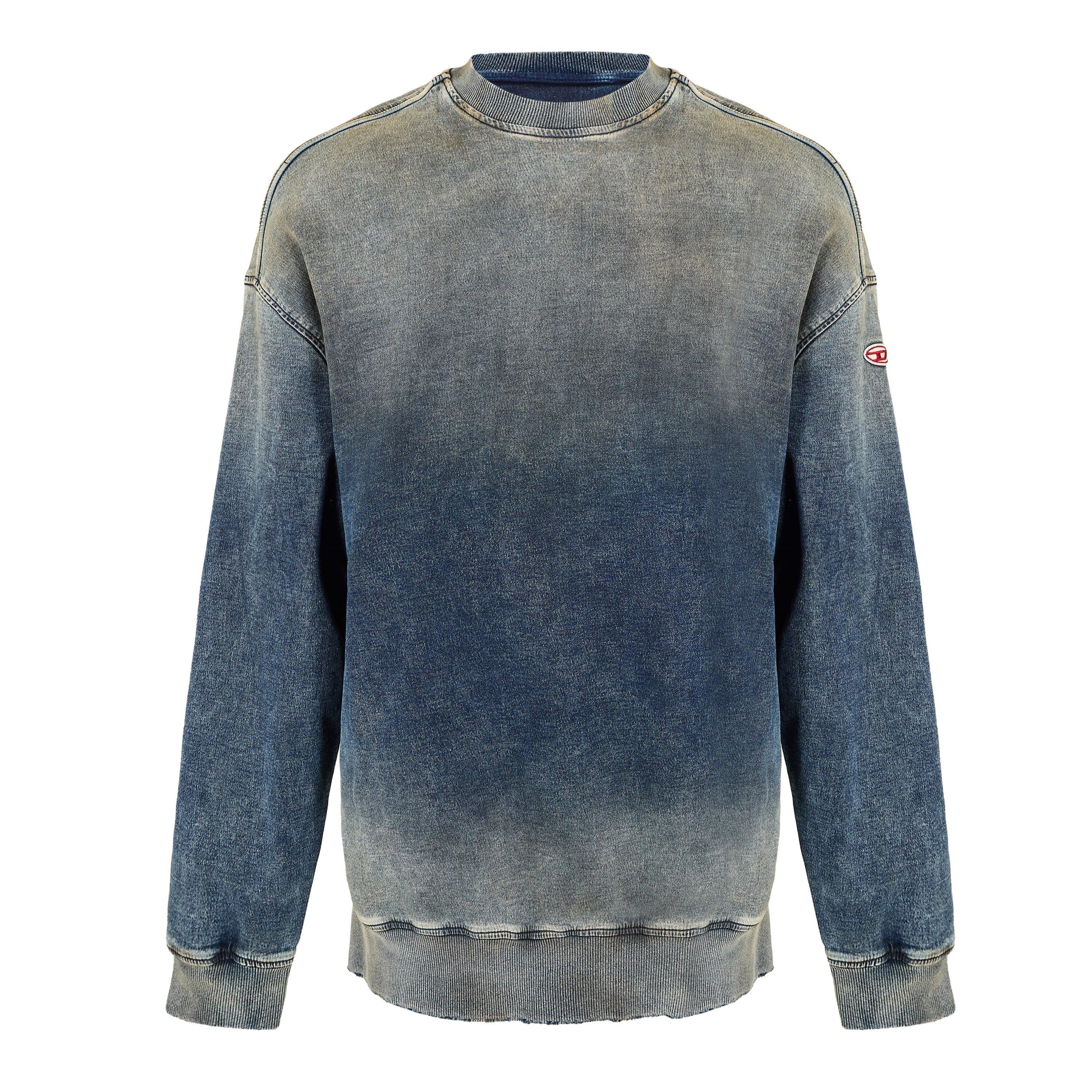 Blue Denim - Diesel - Men's Crew Sweatshirt - 1