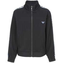 Emporio Armani Logo Zip Sweater Juniors