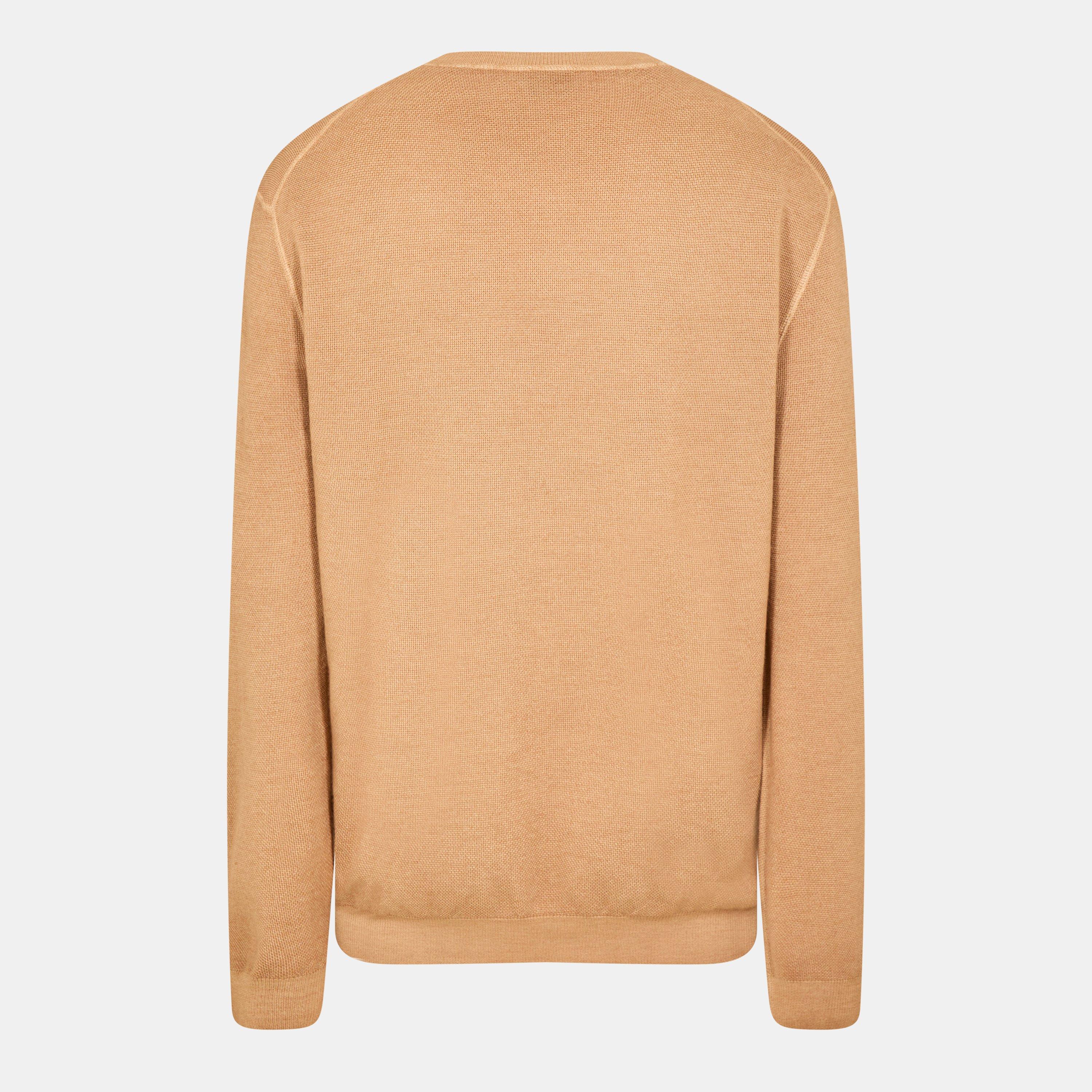 Medium Beige - Boss - Men's  T-Glam Crew Sweater - 2