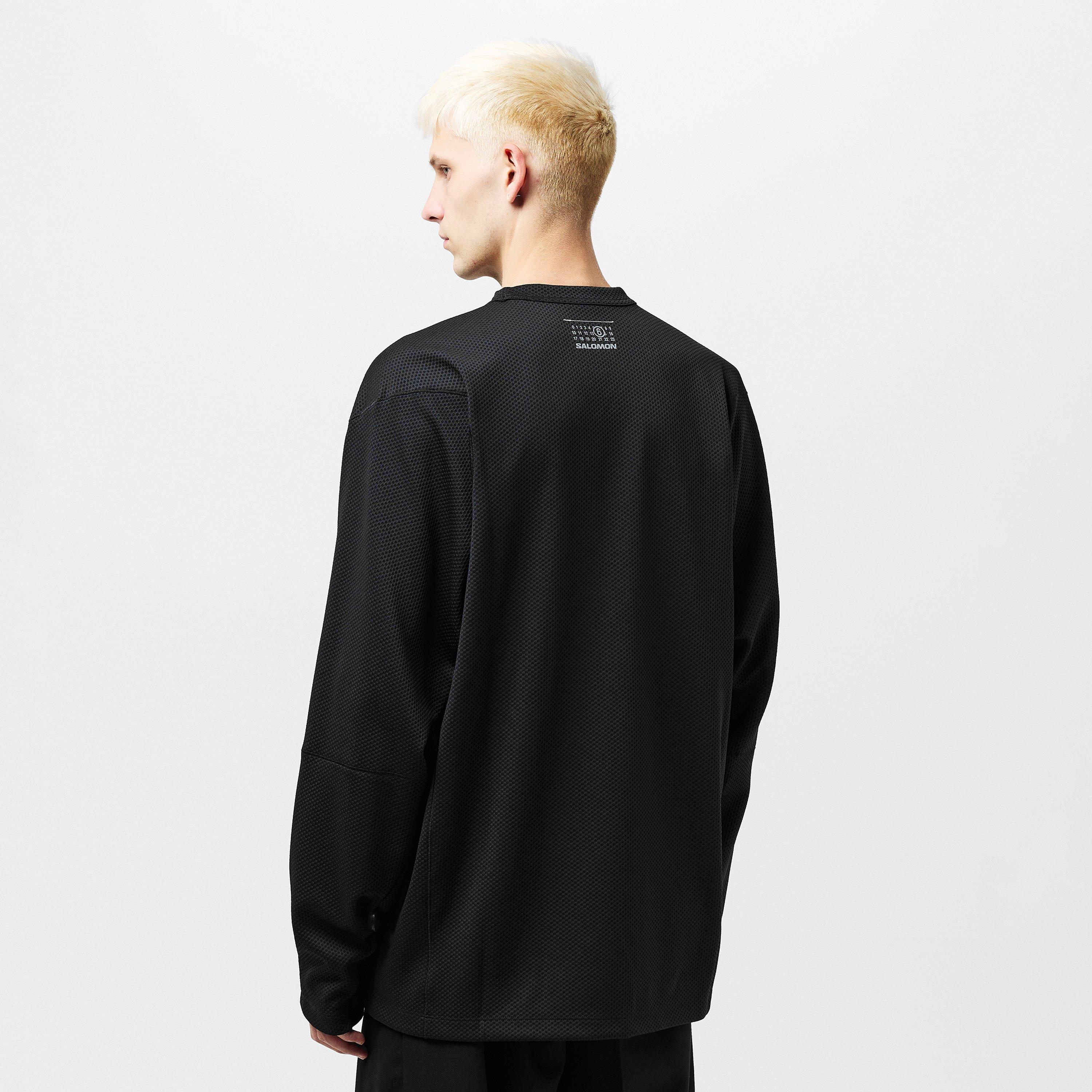 Washed Black - MM6 Maison Margiela - Mens x Salomon Motomesh Sweater - 4
