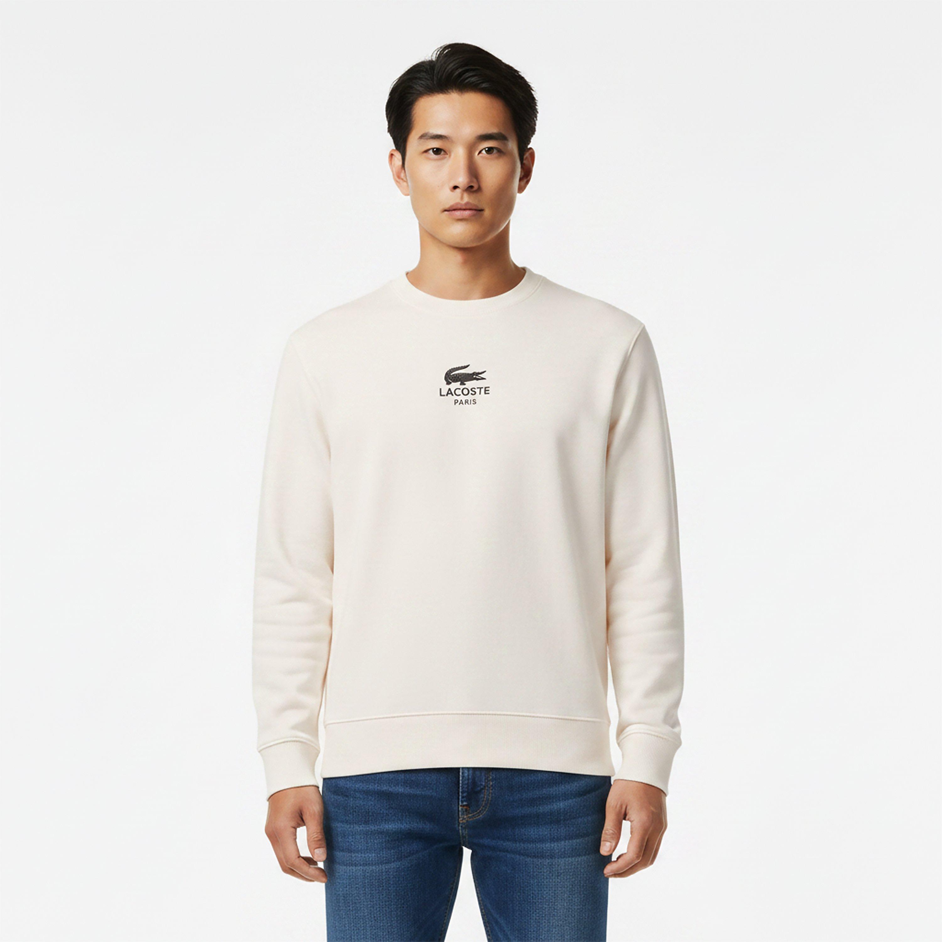 White 70V - Lacoste - Men's Crew Sweatshirt - 3