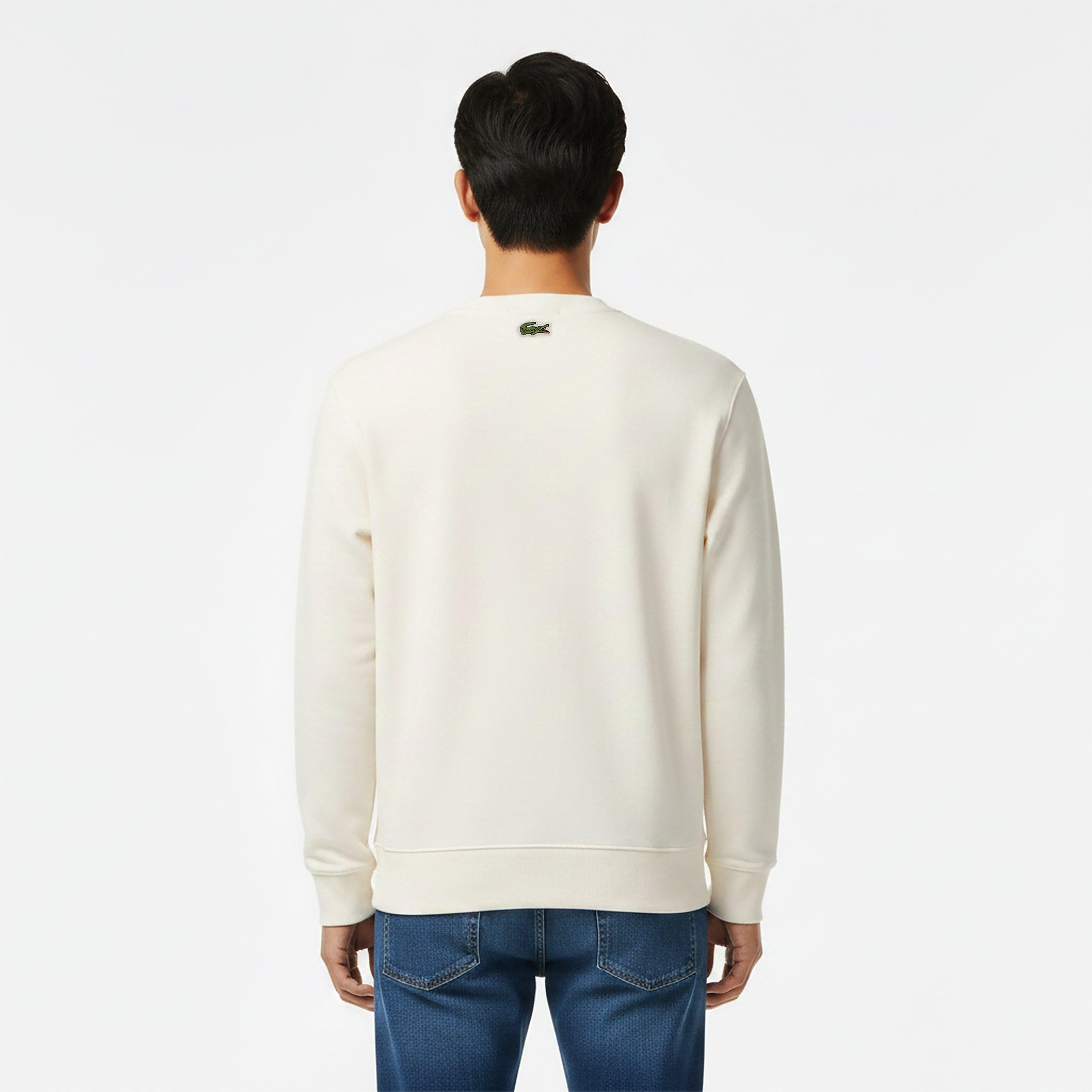 White 70V - Lacoste - Men's Crew Sweatshirt - 4
