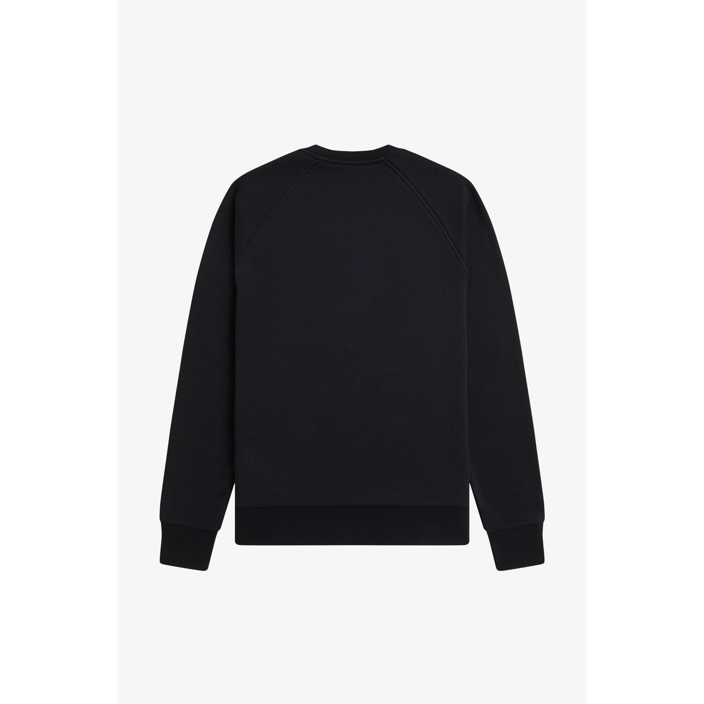 Black 102 - Fred Perry - Fred Mid Logo Sweat Sn61 - 2