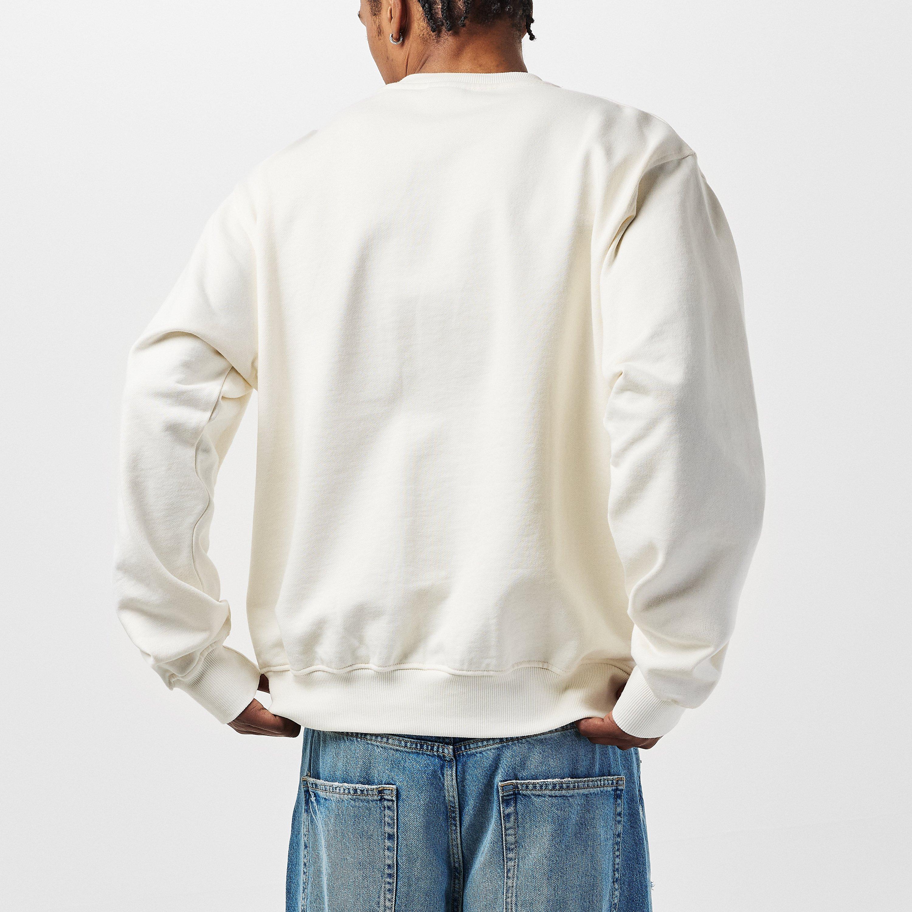 Egret White - Daily Paper - Palmiro Crew Sweatshirt - 4