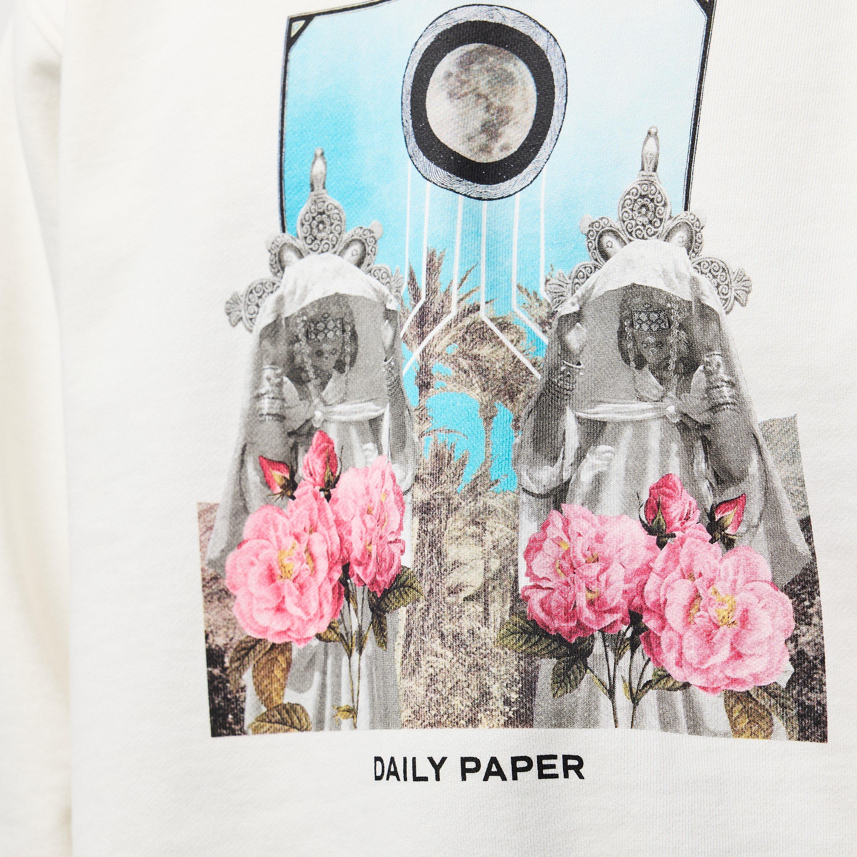 Egret White - Daily Paper - Palmiro Crew Sweatshirt - 5