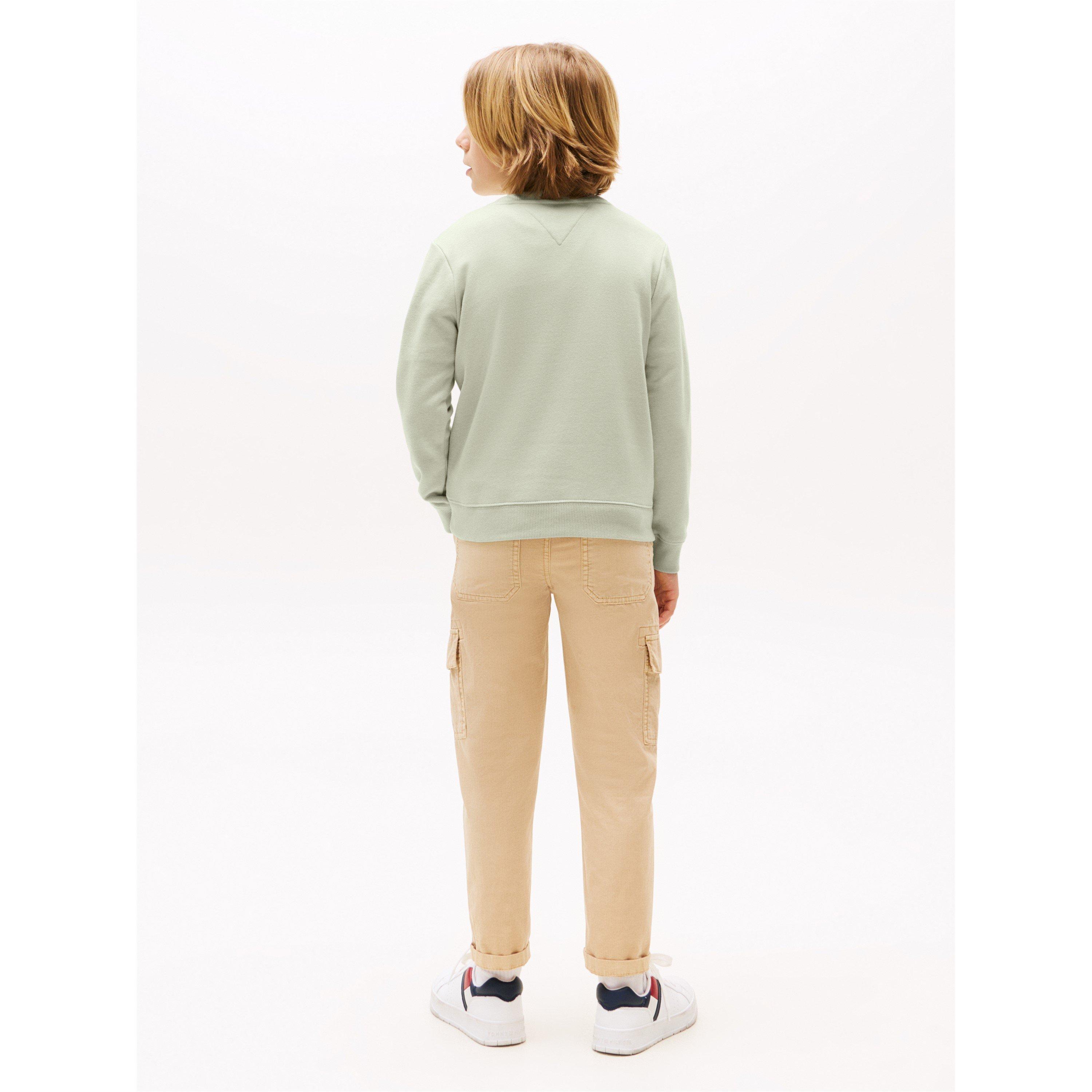 Misty Sage M1C - Tommy Hilfiger - Kids' Soft Fabric Crew Sweatshirt - 4