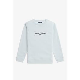 Fred Perry Junior Boys Embroidered Crew Neck Sweatshirt