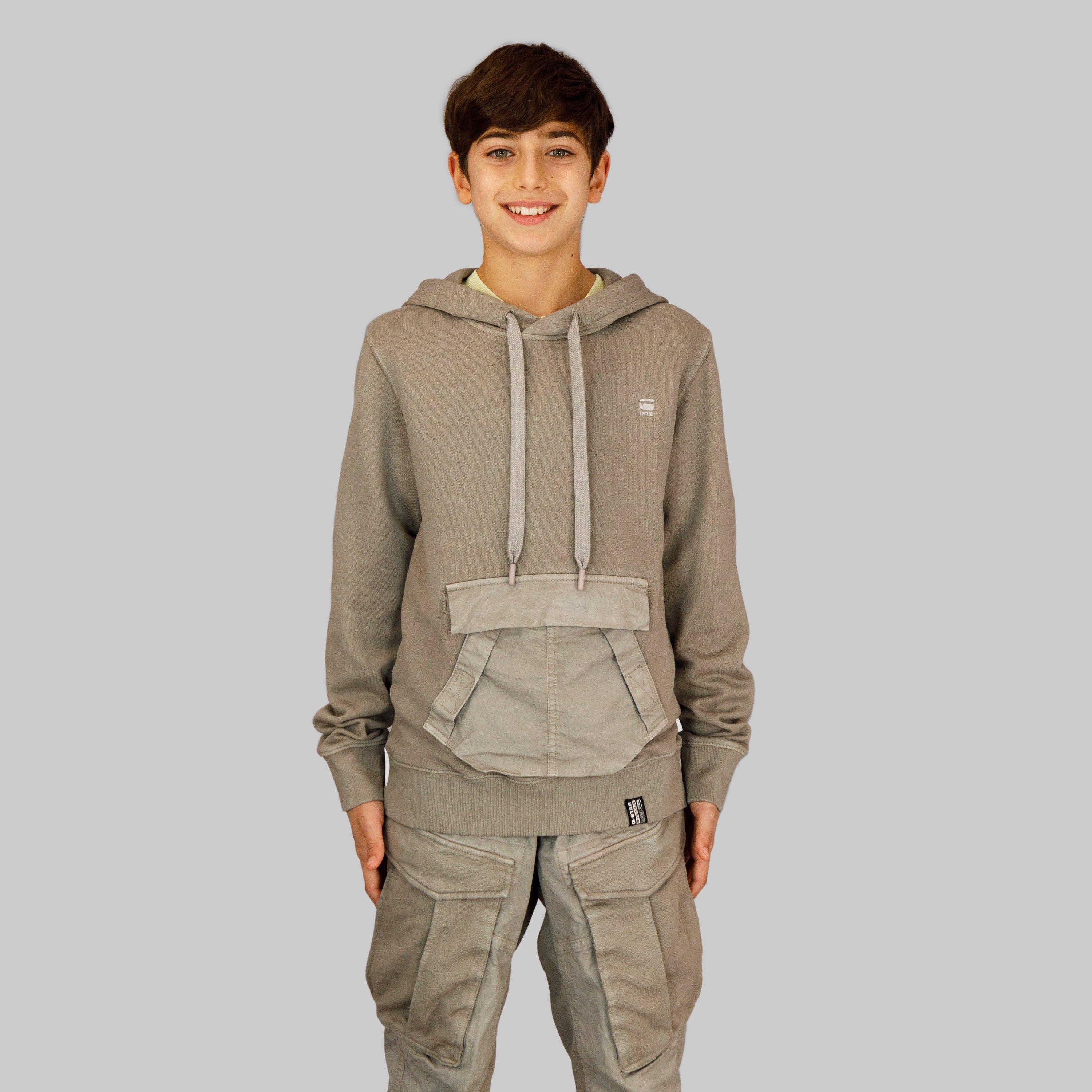 G Star Boys Kids' Pocket Relaxed Fit Crew Sweatshirt - Elephant - 12Y
