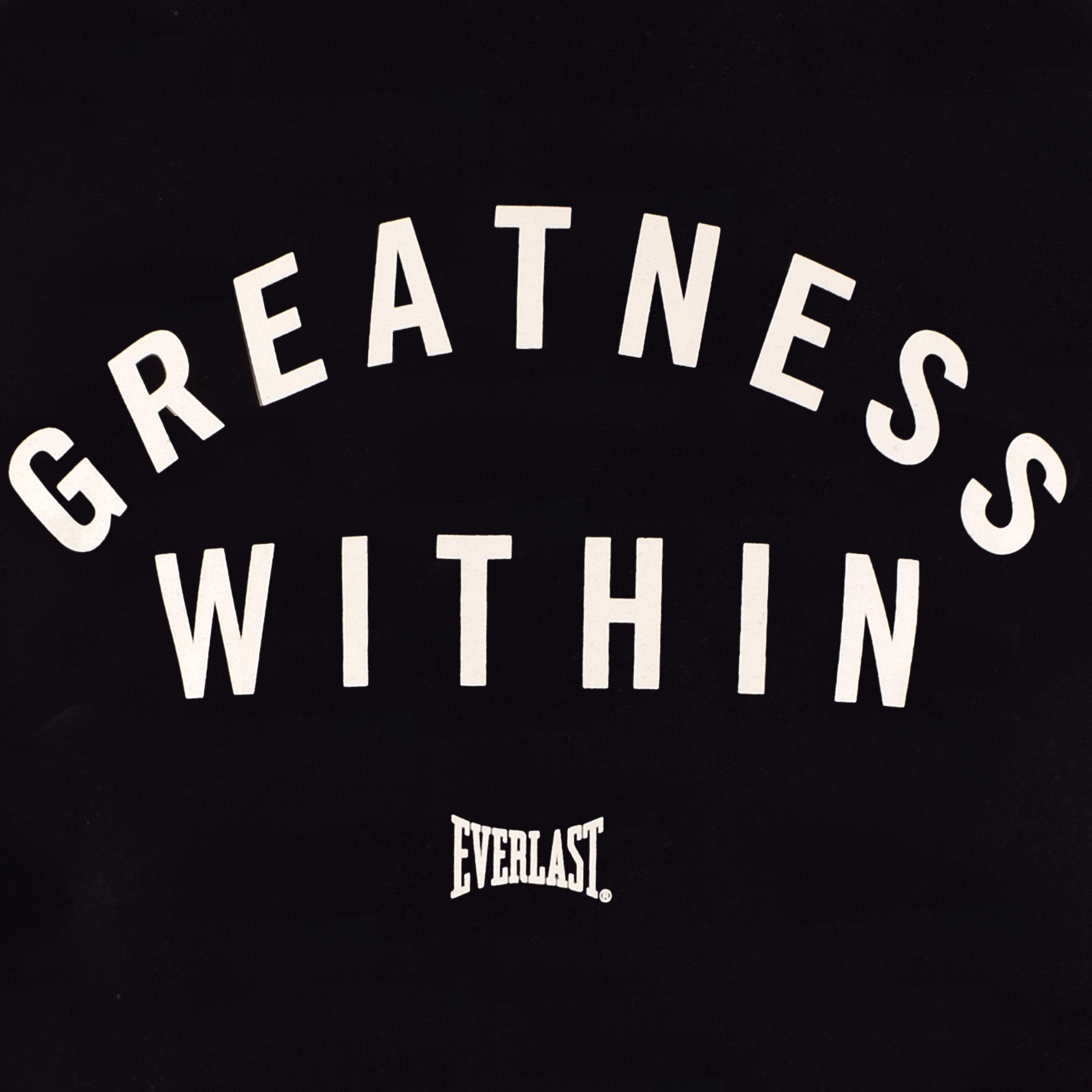 Black/White - Everlast - Greatness Within Crewneck Mens - 4