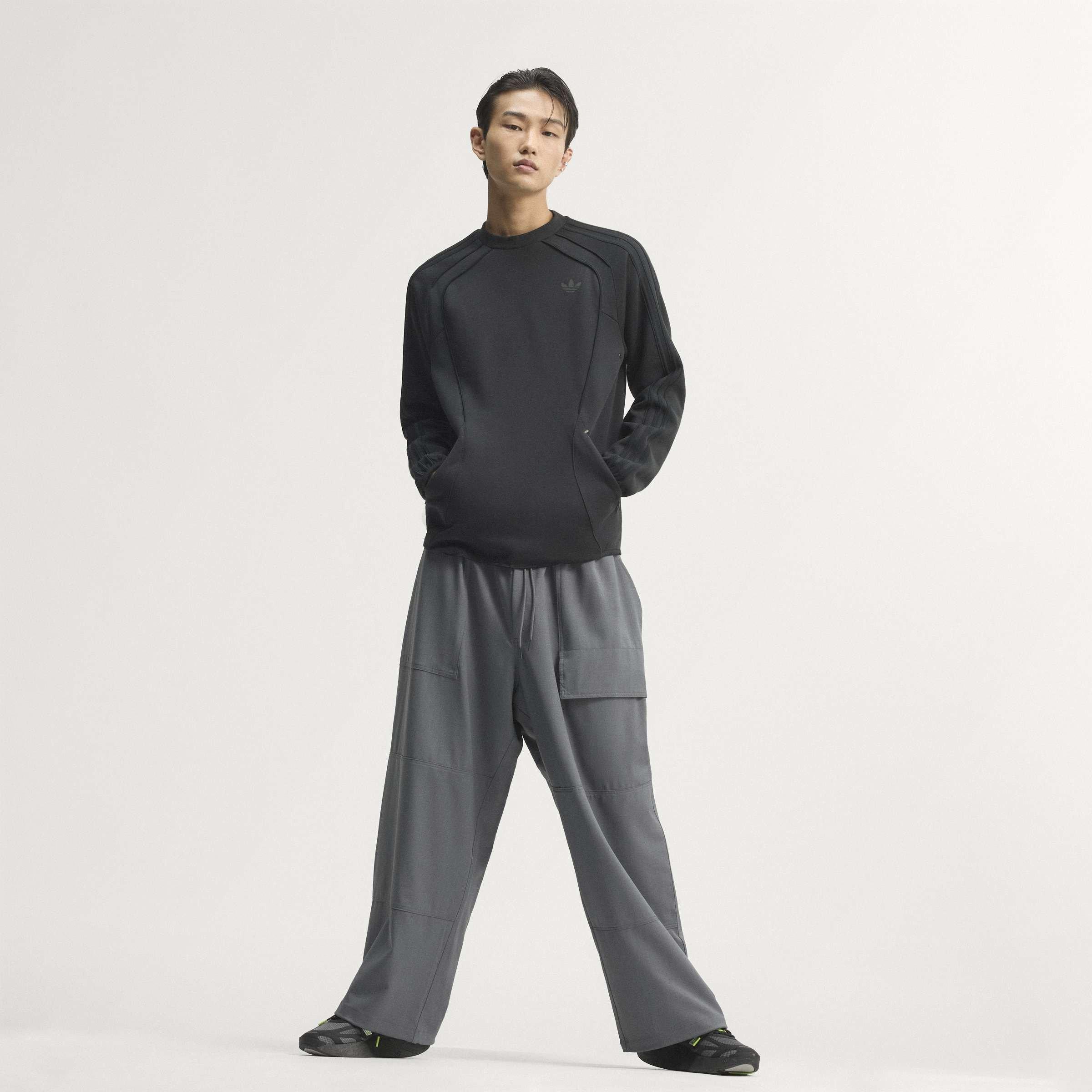 Black - adidas Originals - Adidas Spacer Crew Sn64 - 12