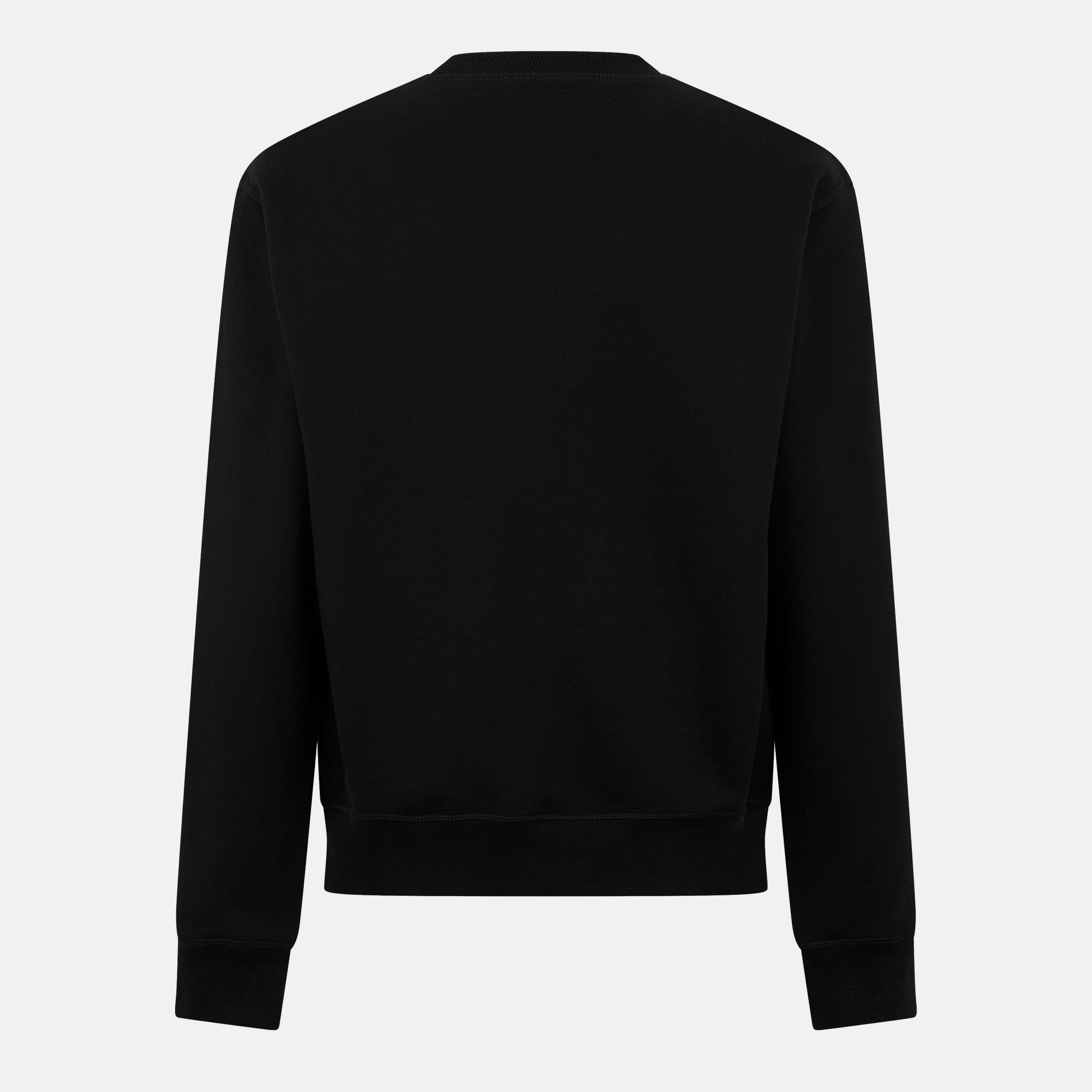 Black - DSquared2 - Men's Crew Sweater - 2