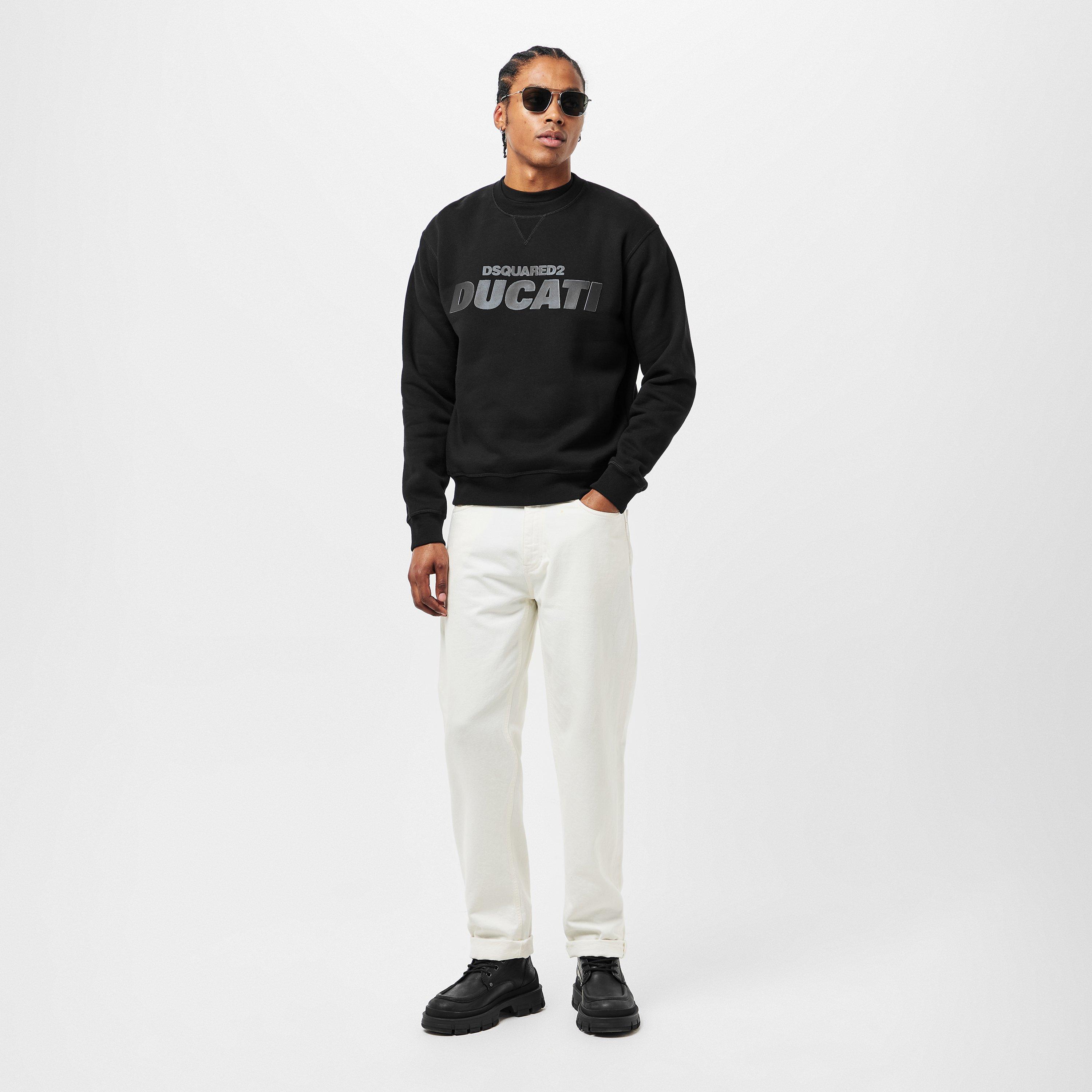 Black - DSquared2 - Men's Crew Sweater - 6
