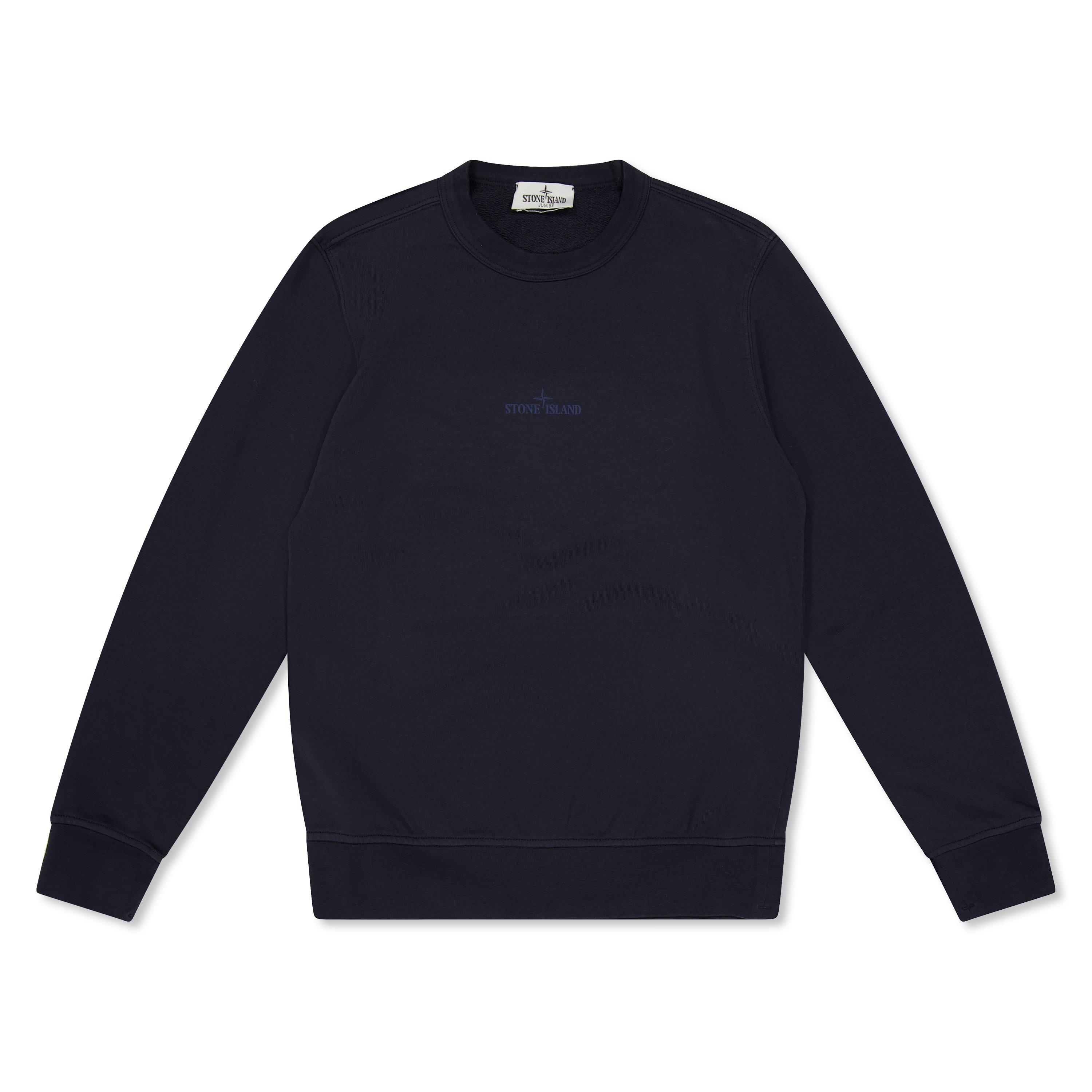 Navy V0020 - Stone Island - Stone Back Lgo Crew Jn61 - 1