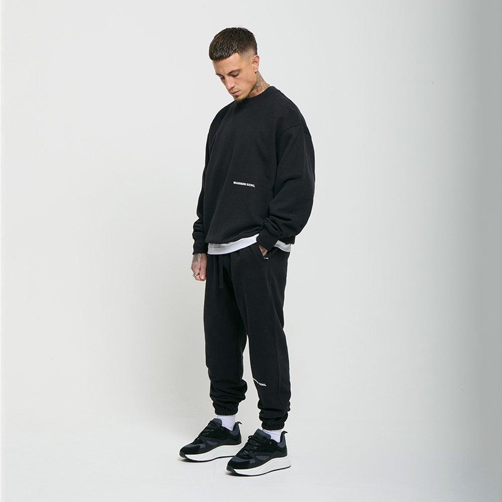 Black - Madison Kohl - Core Crew Sweater Mens - 1