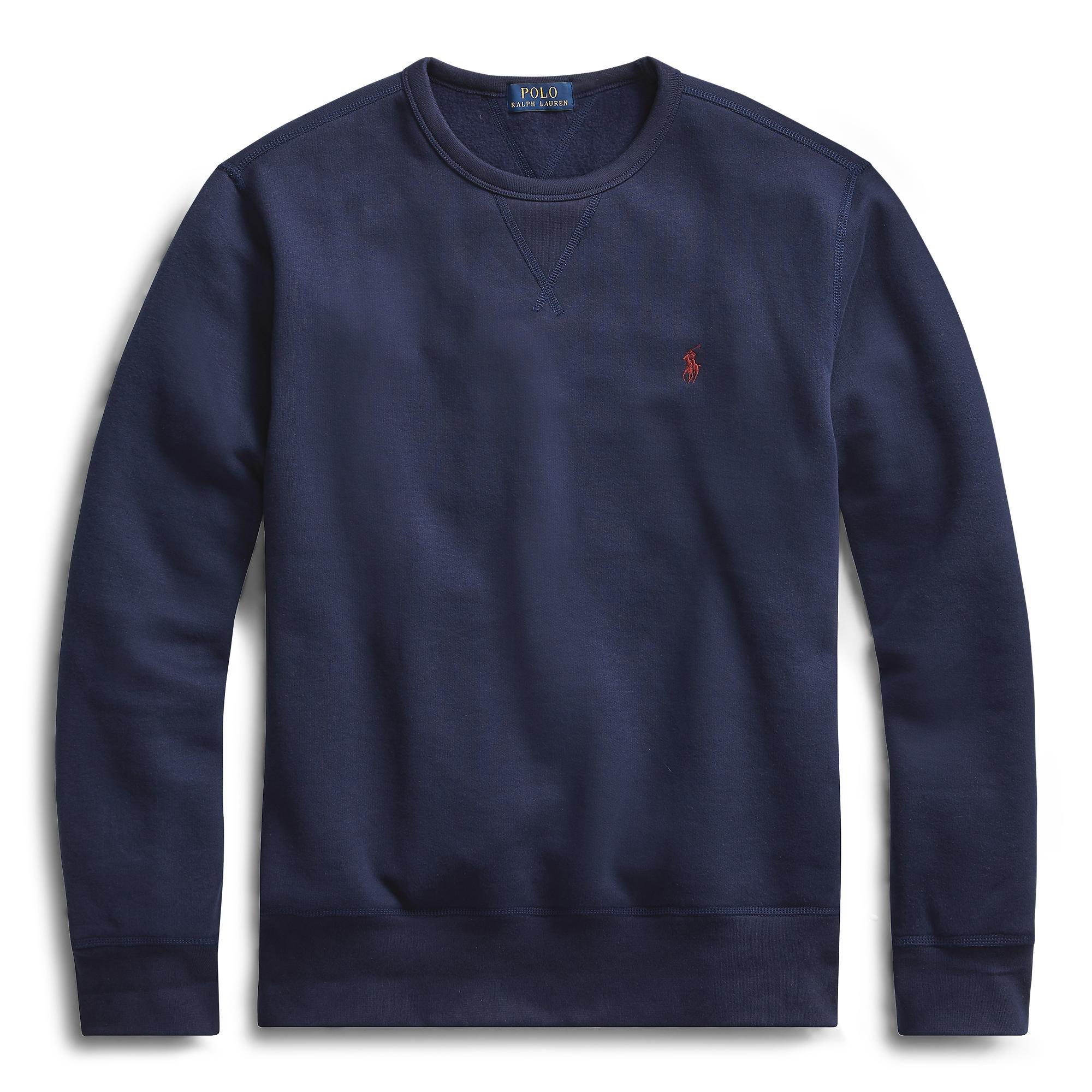 Polo Ralph Lauren Fleece Crew Sweatshirt Crew Sweaters Cruise Fashion