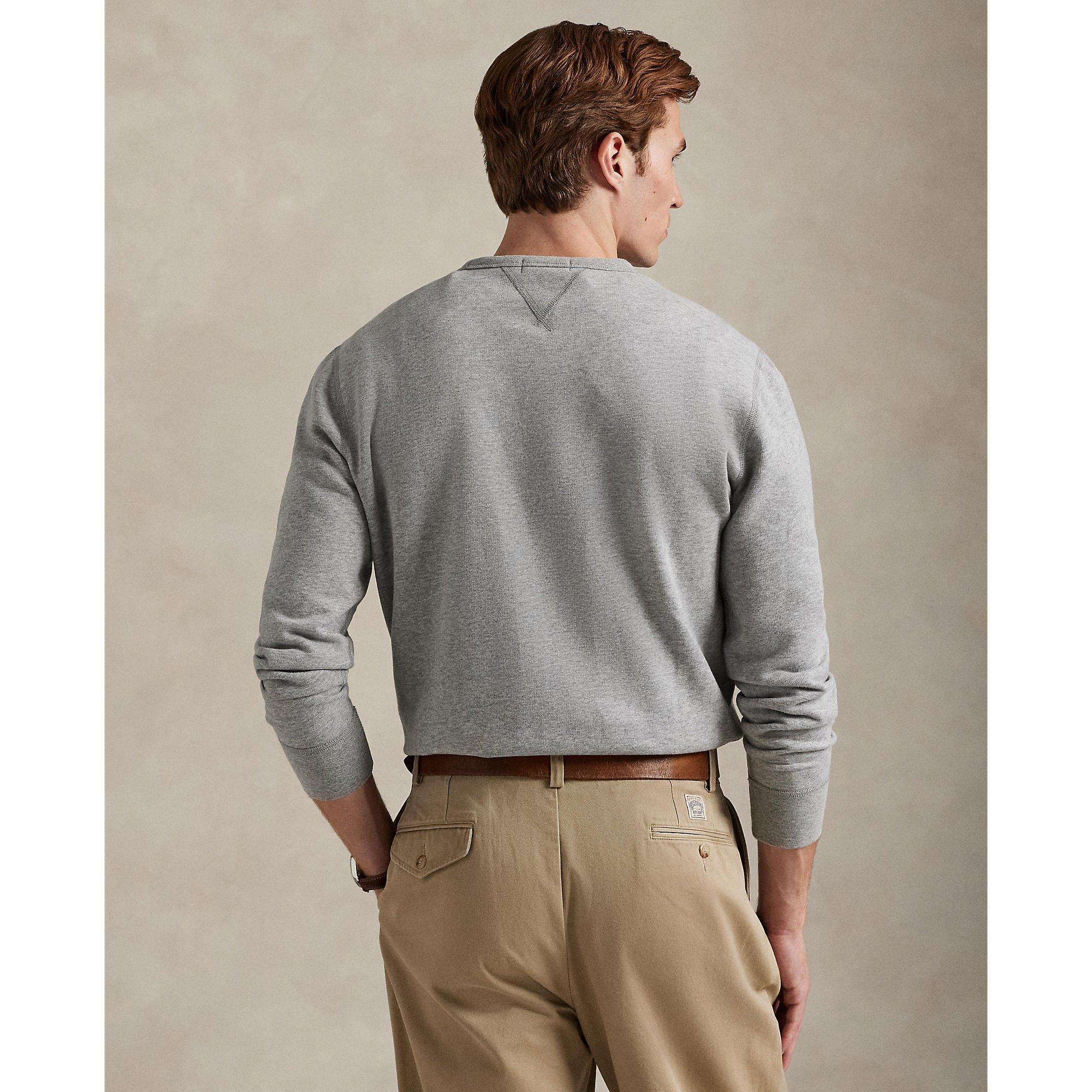 Grey - Polo Ralph Lauren - Fleece Crew Sweatshirt - 3