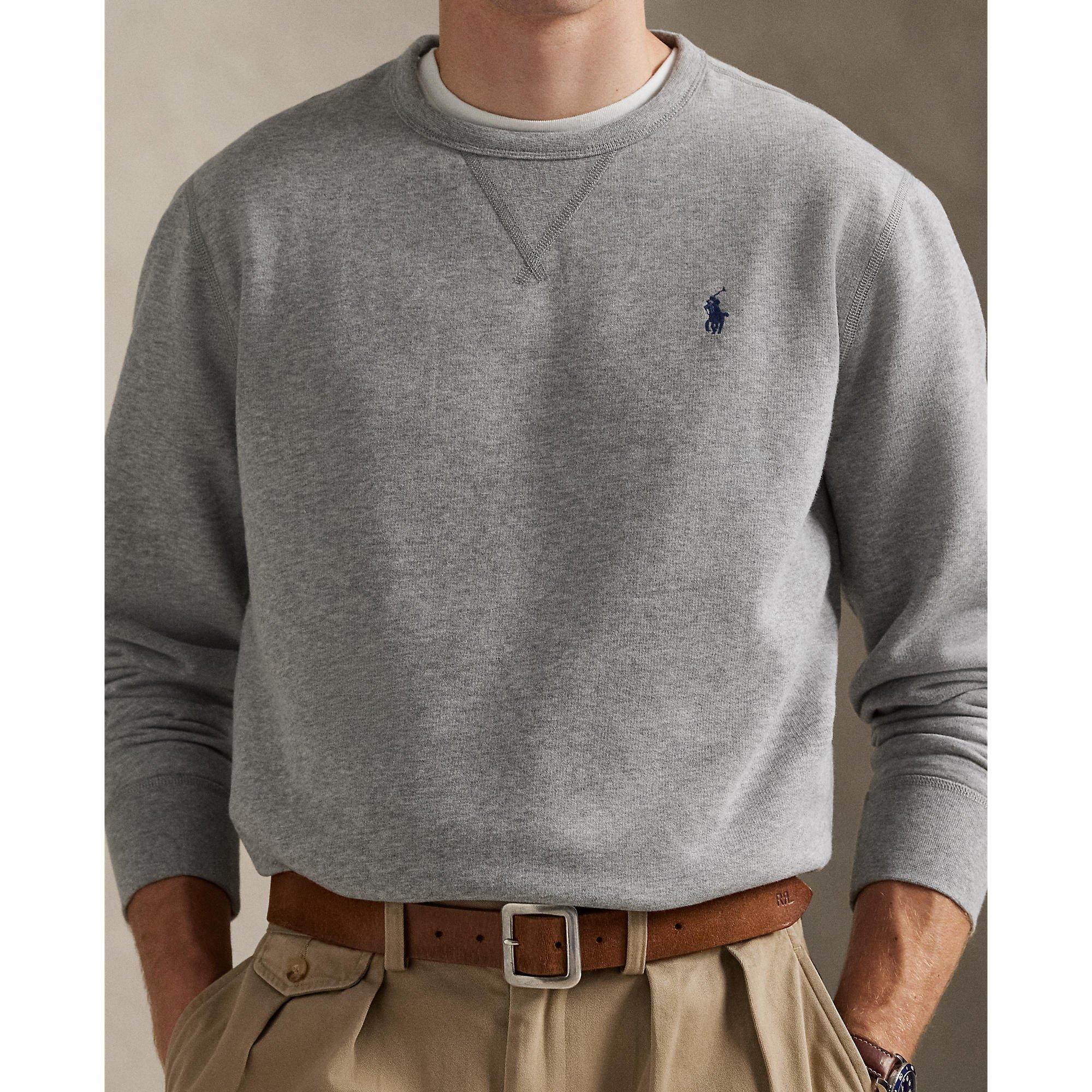 Grey - Polo Ralph Lauren - Fleece Crew Sweatshirt - 4
