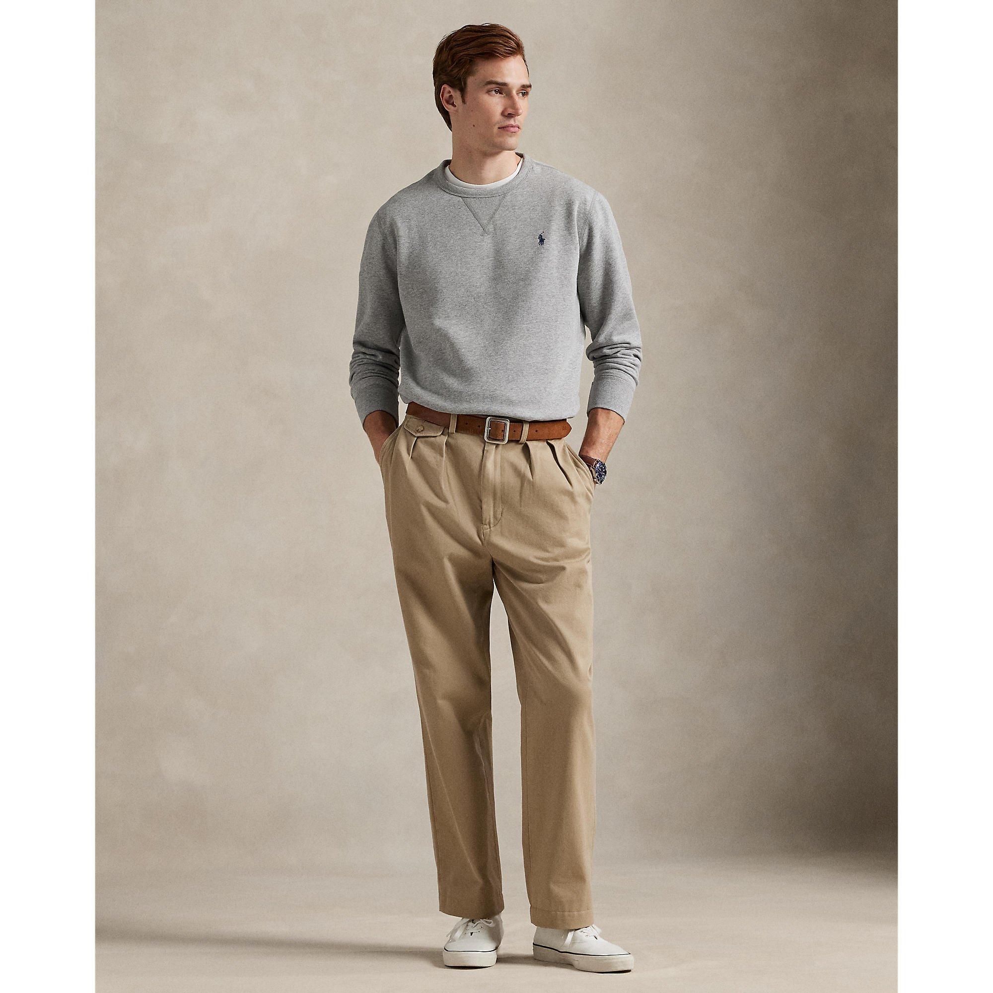 Grey - Polo Ralph Lauren - Fleece Crew Sweatshirt - 5