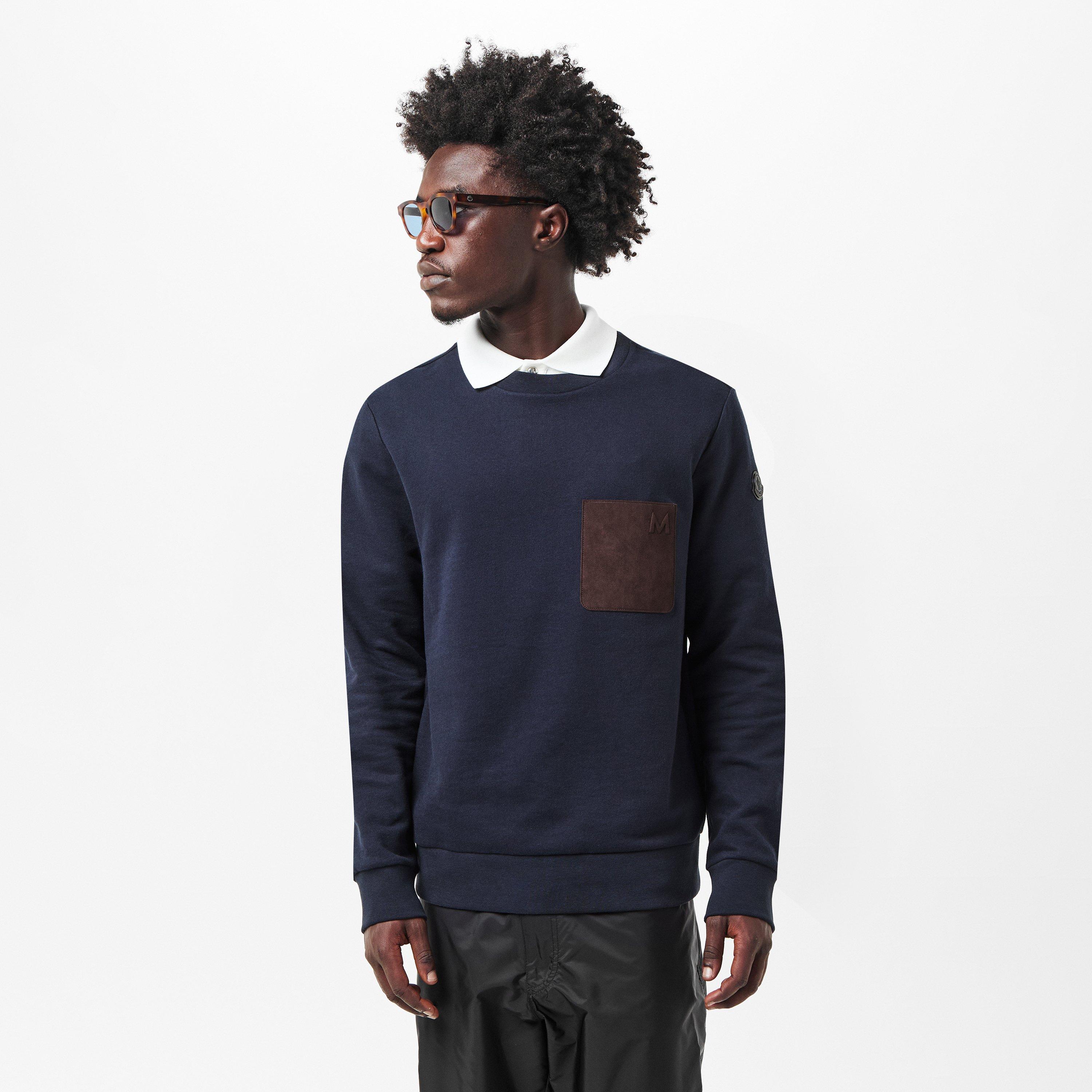 Navy 778 - Moncler - Men's Crew Sweater - 3