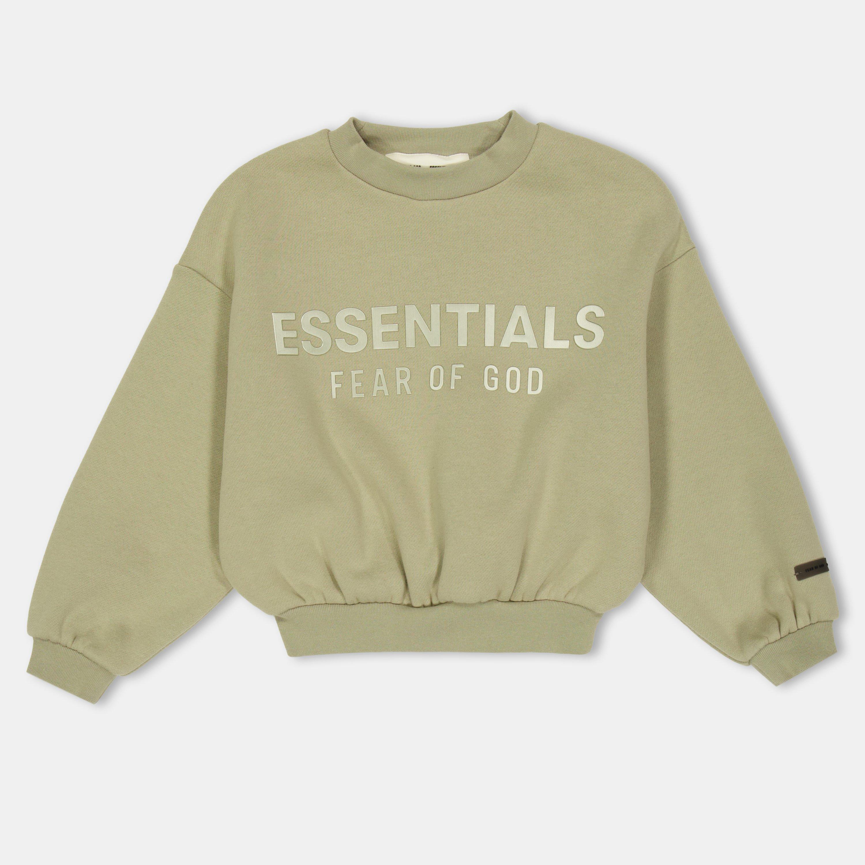 Abbey Stone - Fear Of God Essentials - Unisex Kids' Relaxed Fit Crew Sweatshirt - 1