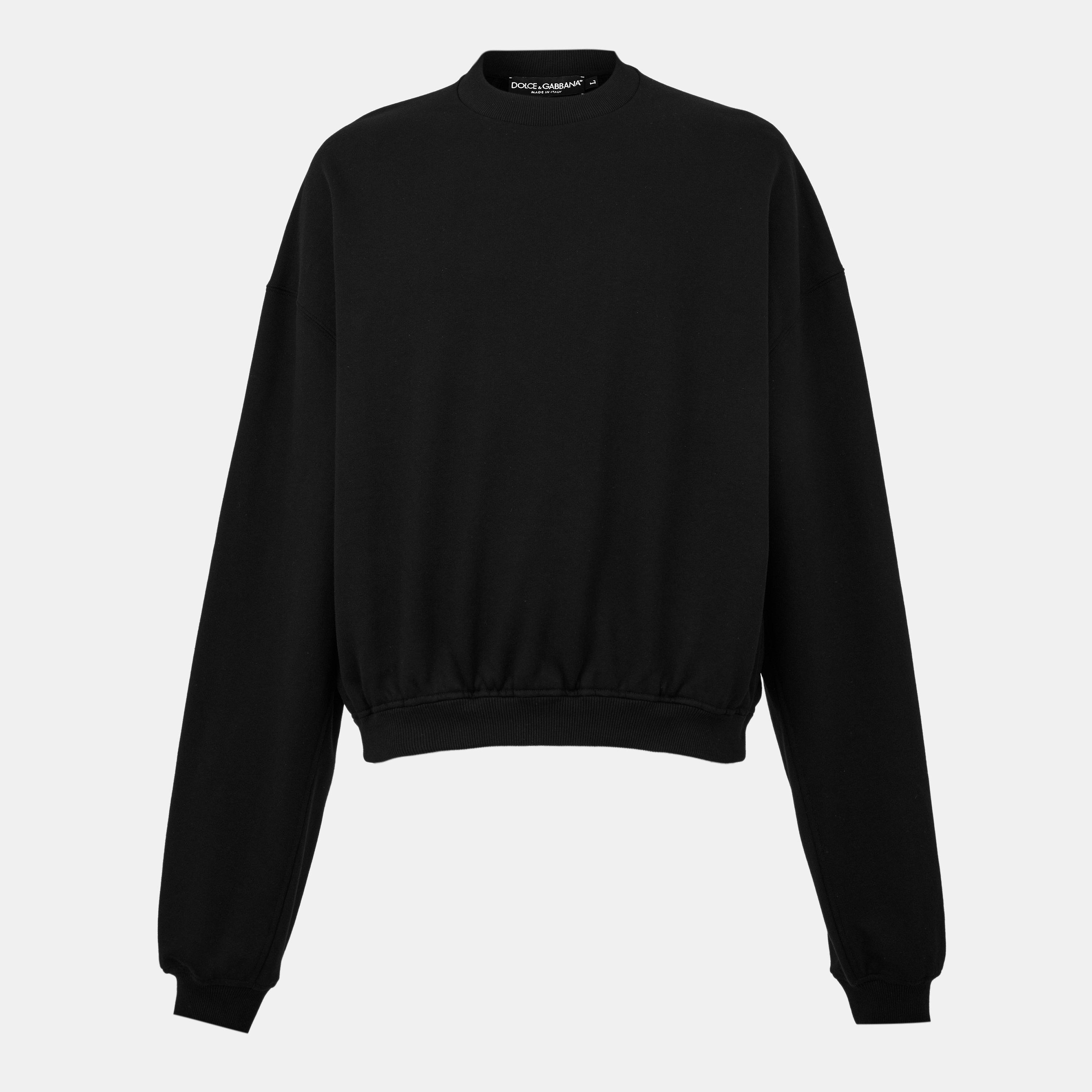 Nero - Dolce and Gabbana - Men's Crew Jumper - 1