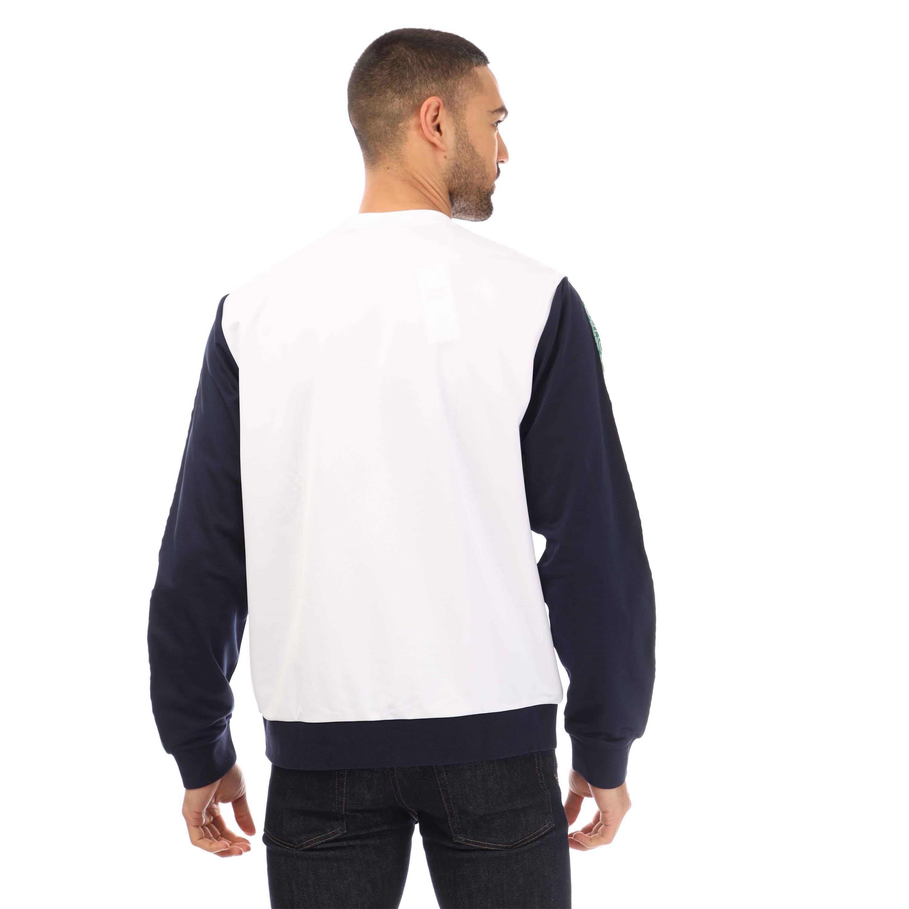 Tamno plava/bijela - Lacoste - Men's Croc Crew Sweatshirt - 3