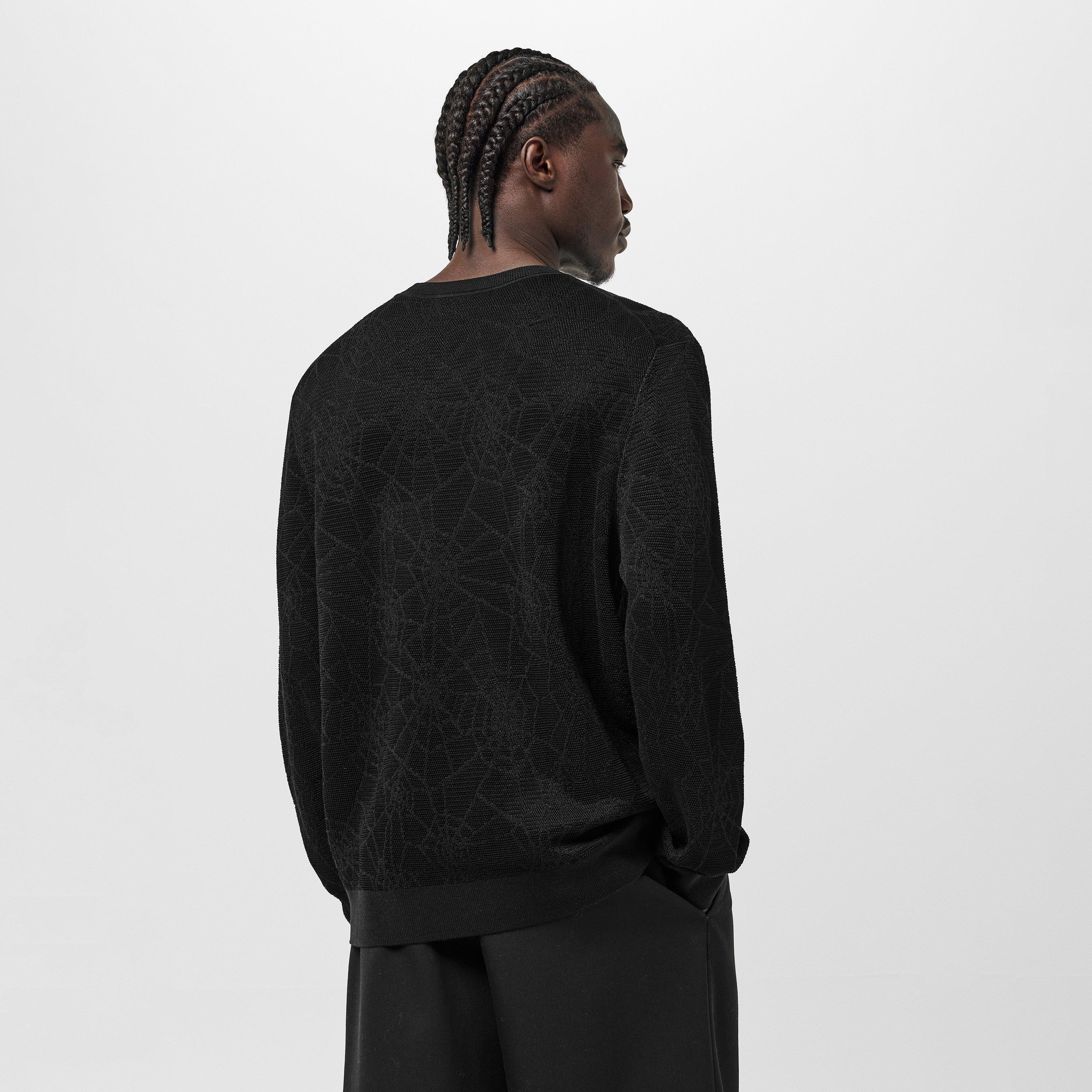 Black - Hugo - Spidoon Crew Sweater - 4