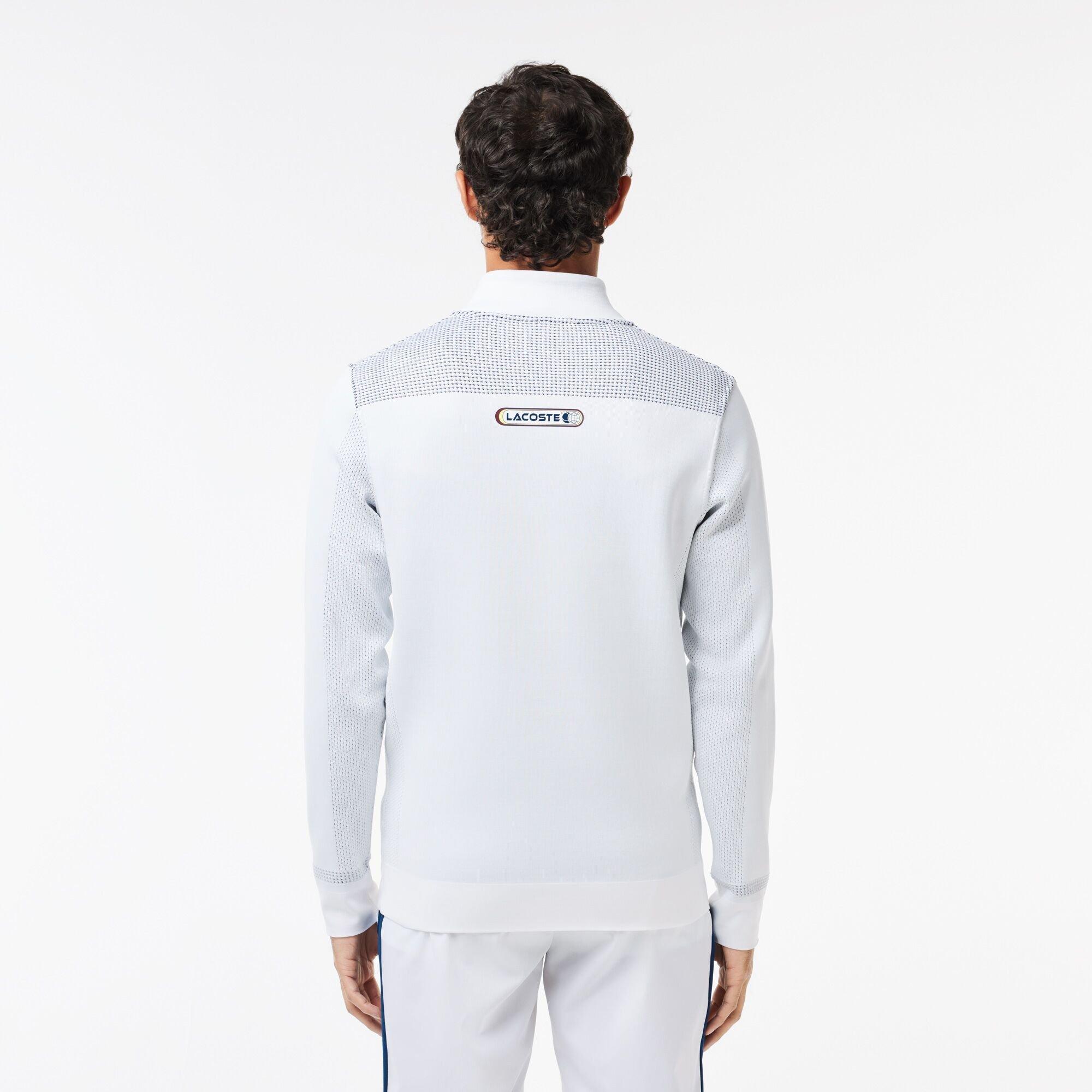 Wit/Methyleen - Lacoste - Men's Crew Sweatshirt - 3