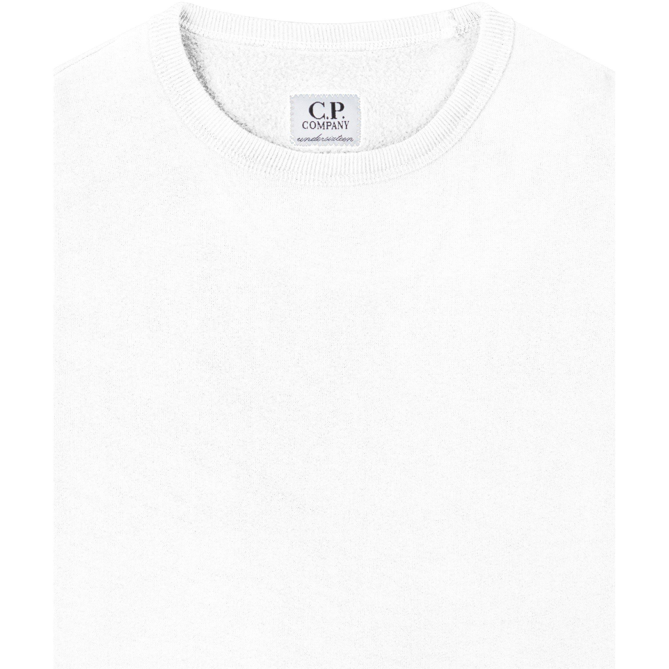 White 103 - CP Company - Boy's Lens Crew Sweatshirt - 4