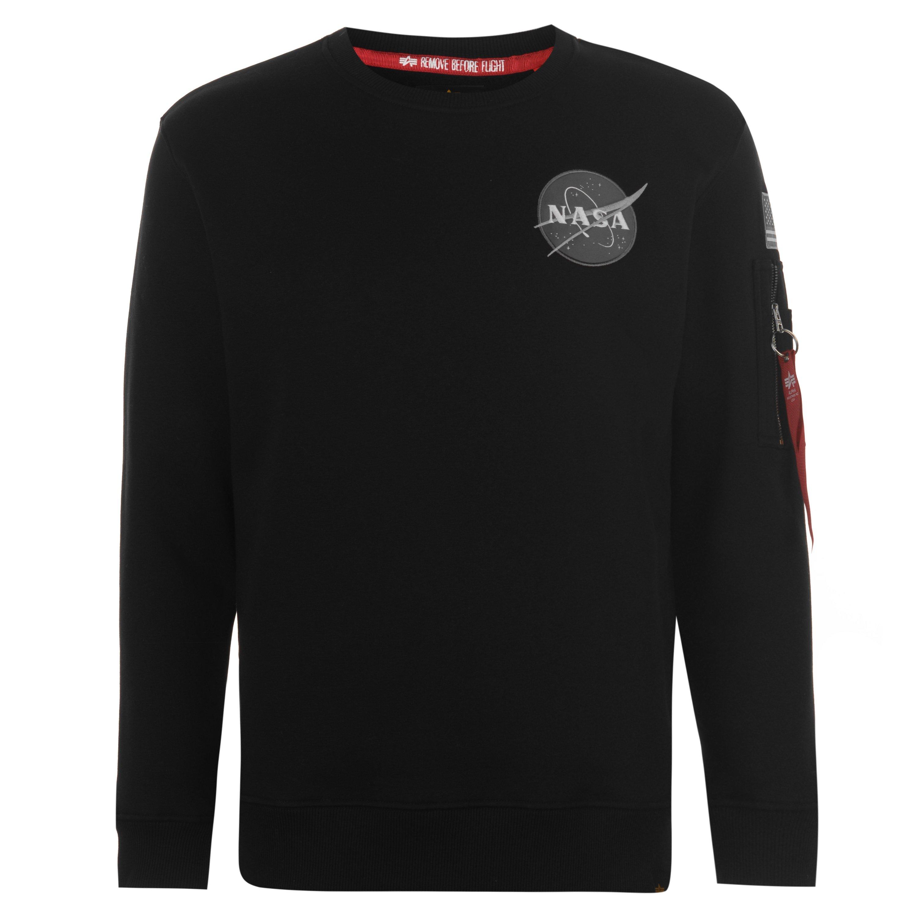 Black - Alpha Industries - Space Shuttle Sweater - 1