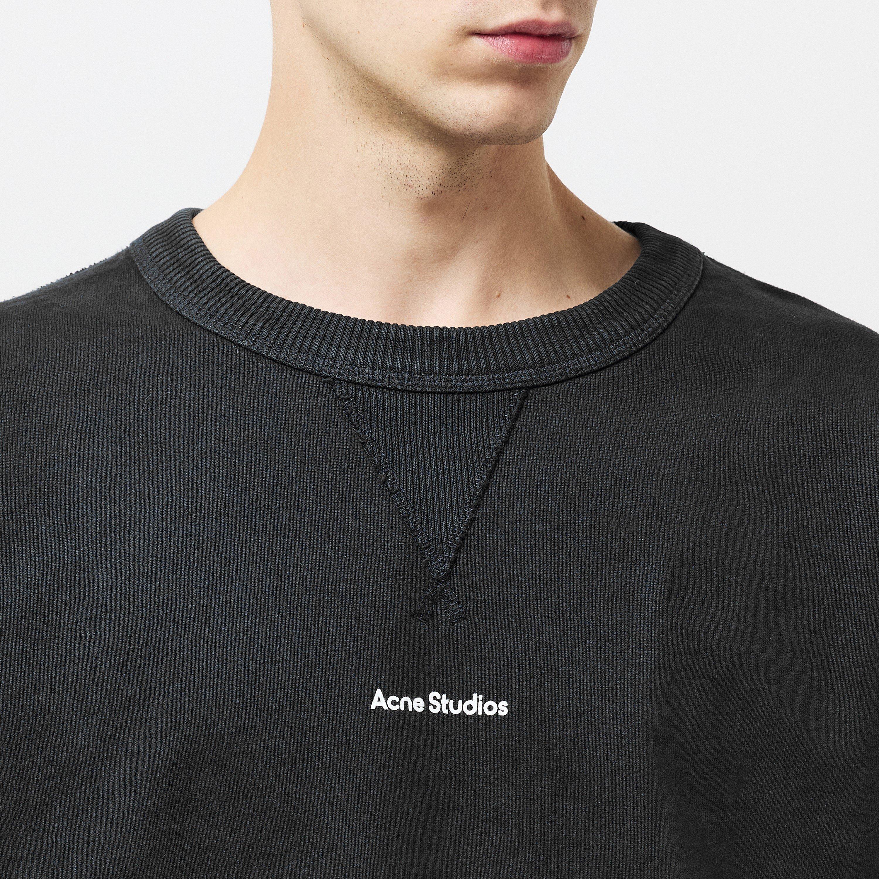 Black 900 - Acne Studios - Crewneck Sweatshirt - 5