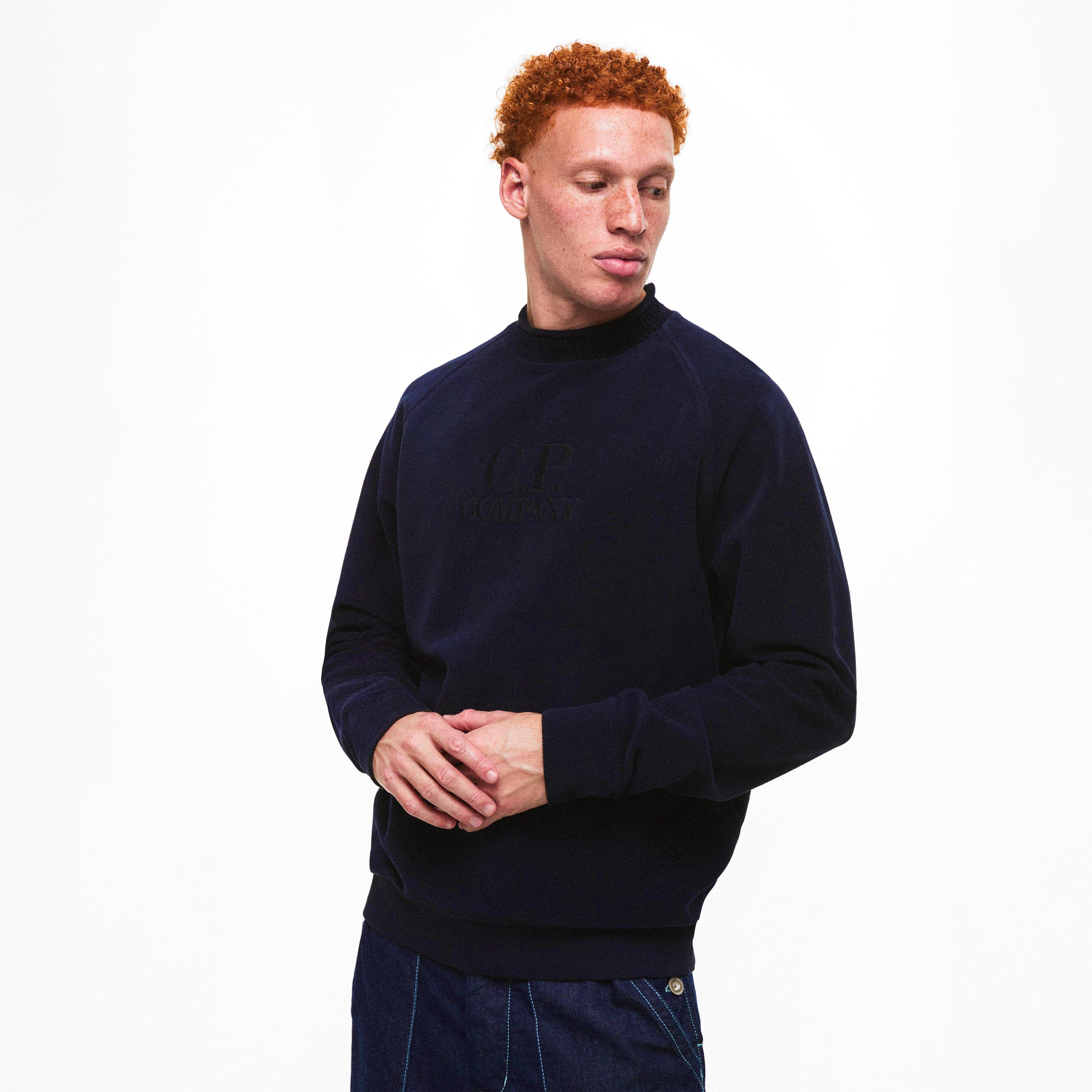 Ttl Eclipse 888 - CP Company - Embroidered Logo Crewneck Jumper - 3