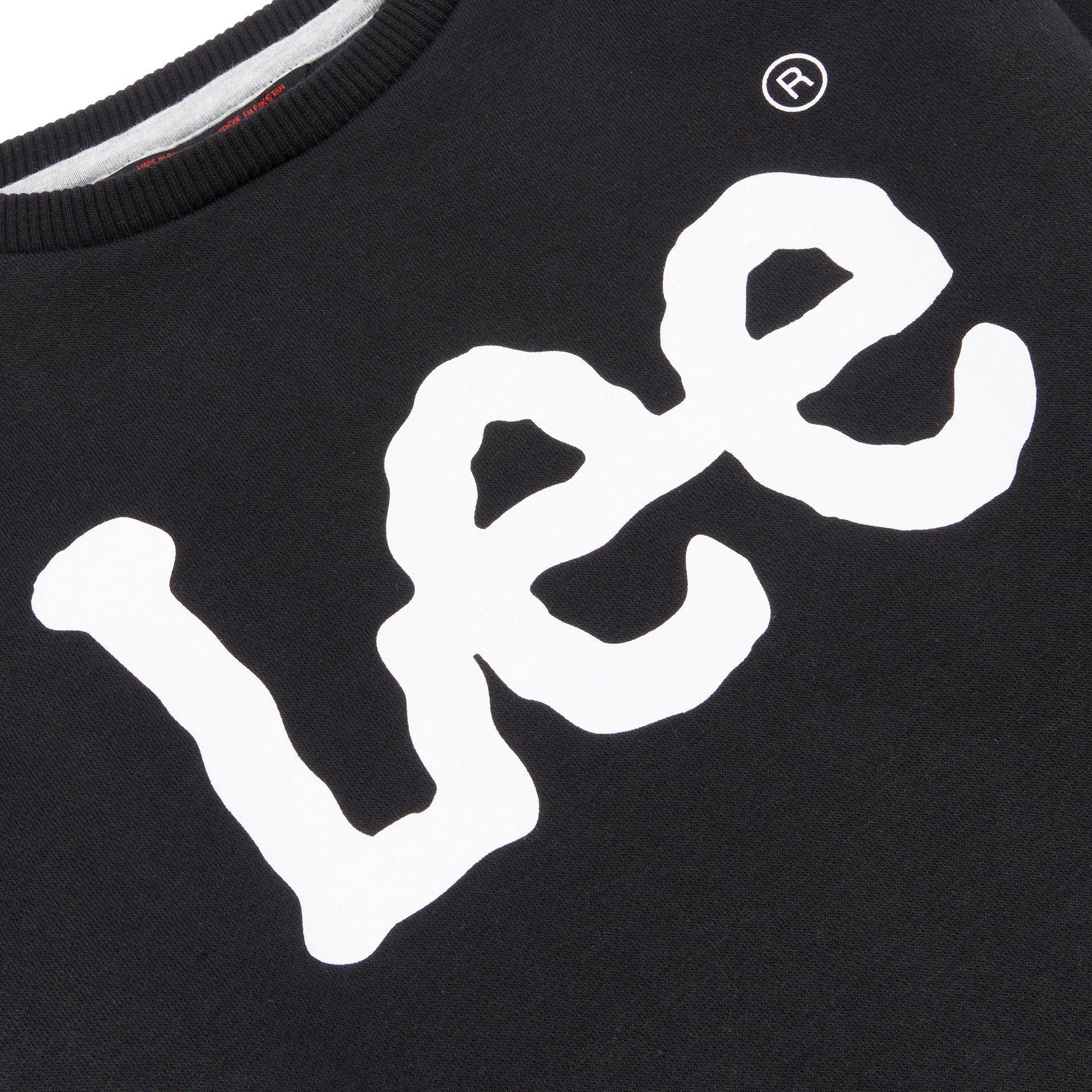 Black - Lee - Lee Jeans Wobbly Crew Sweater Junior Boys - 3