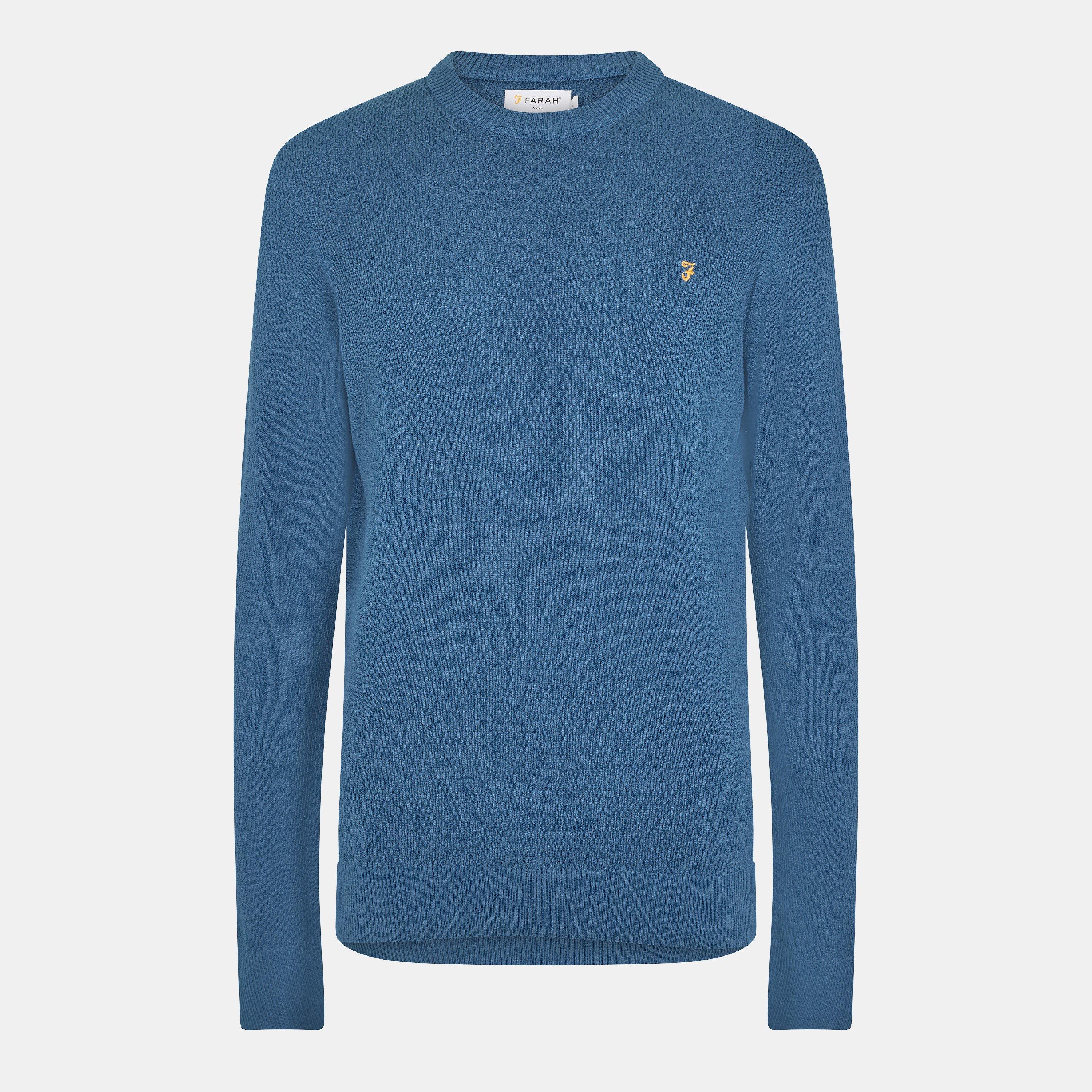 Farah Men's Rainhill Crew Sweatshirt - Cold Metal - X Large