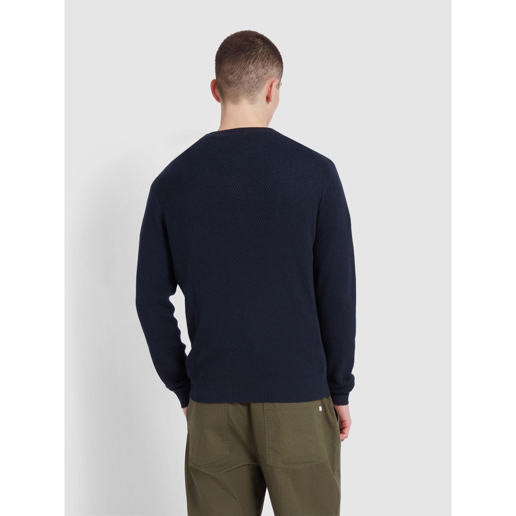 True Navy - Farah - Rainhill Crew Sweatshirt - 3