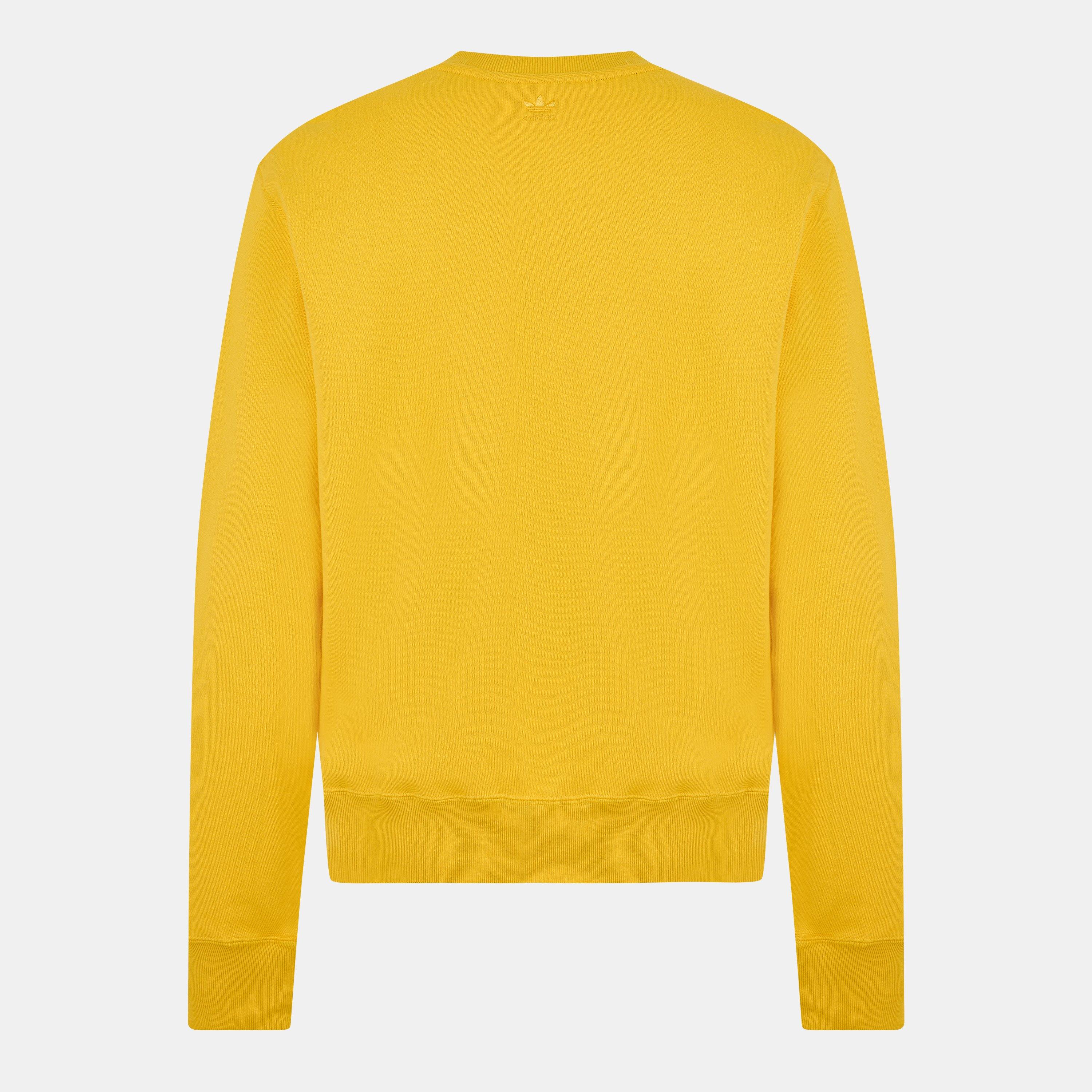 Yellow - adidas Originals - Unisex Adults Basics 99 Crew Sweatshirt - 2