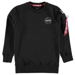 Alpha Industries NASA Badge Crew Neck Sweater