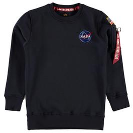 Alpha Industries Alpha NASA Badge Crew Neck Sweater