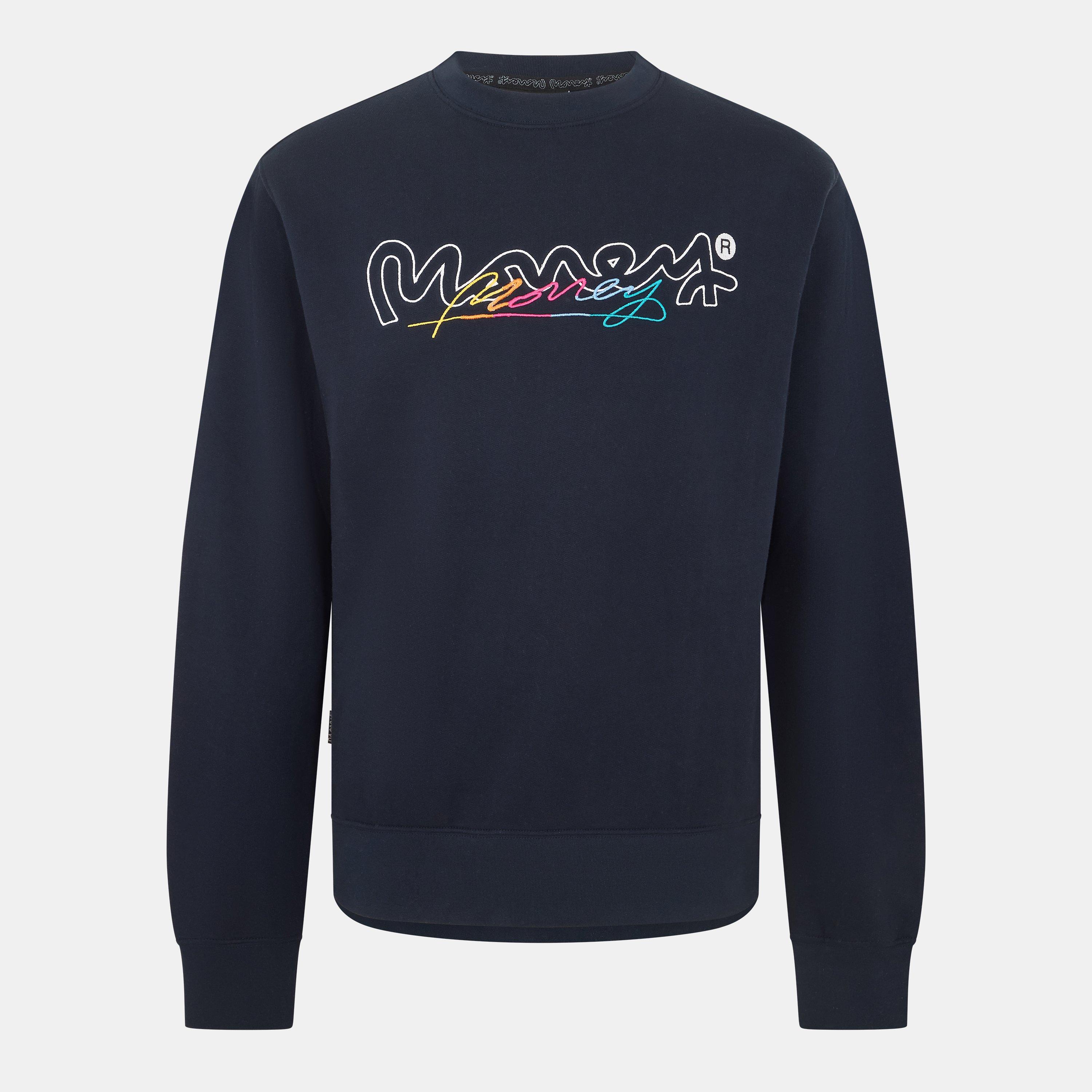 Money Men's Chop Vice Crew - Navy - Small