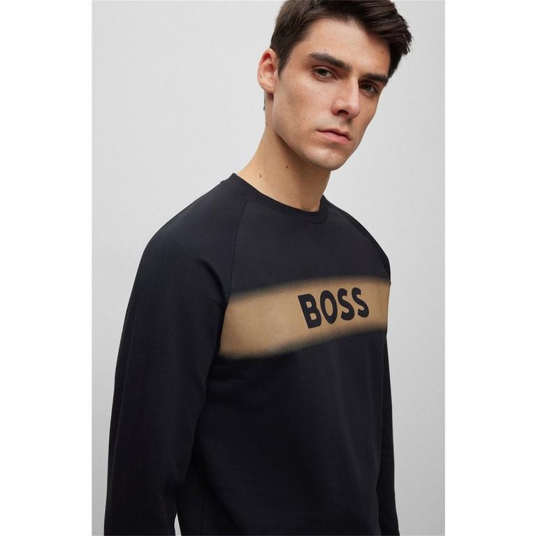 Noir 001 - Boss Bodywear - cabana shirt double weave - 4